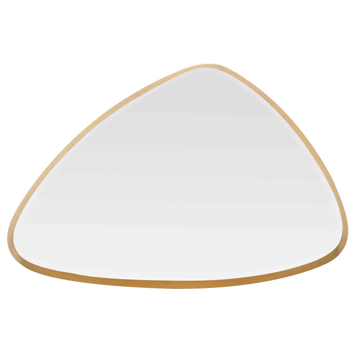 Miroir biseauté Triangle en Métal Or Miroir biseauté Triangle en Métal Or