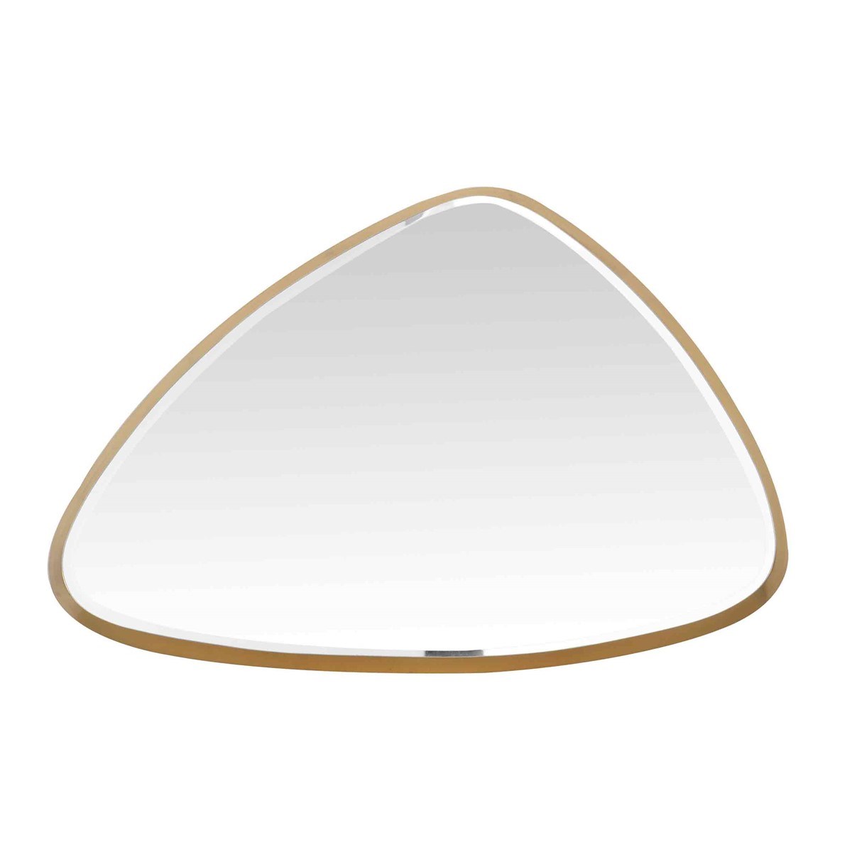 Miroir biseauté Triangle en Métal Or Miroir biseauté Triangle en Métal Or