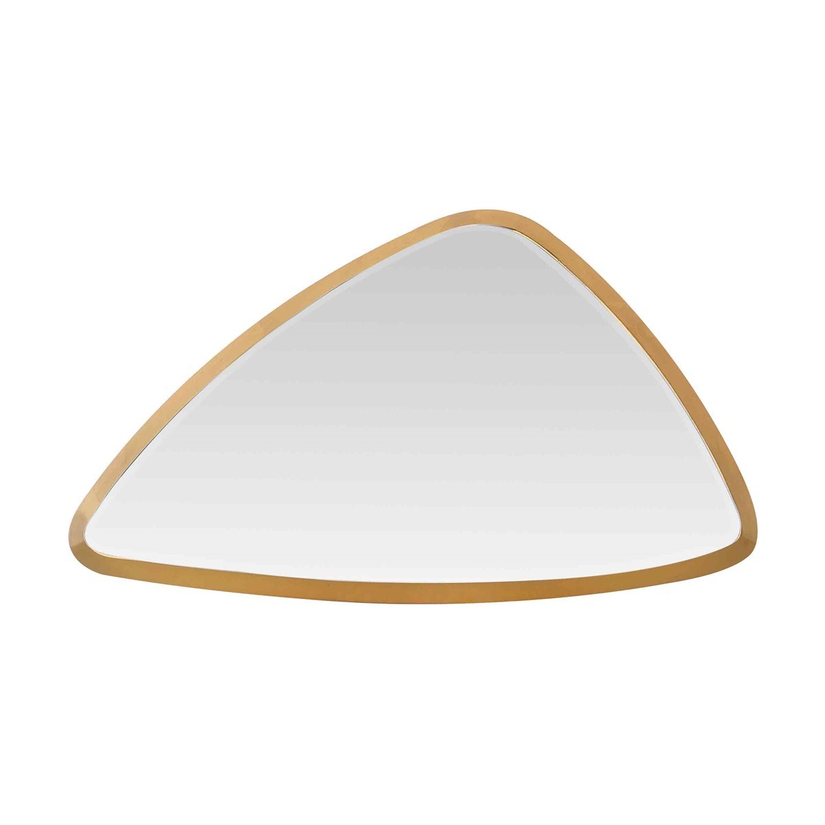 Miroir biseauté Triangle en Métal Or Miroir biseauté Triangle en Métal Or