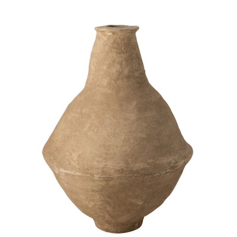 Vase papier mâché marron H85,5cm Vase papier mâché marron H85,5cm