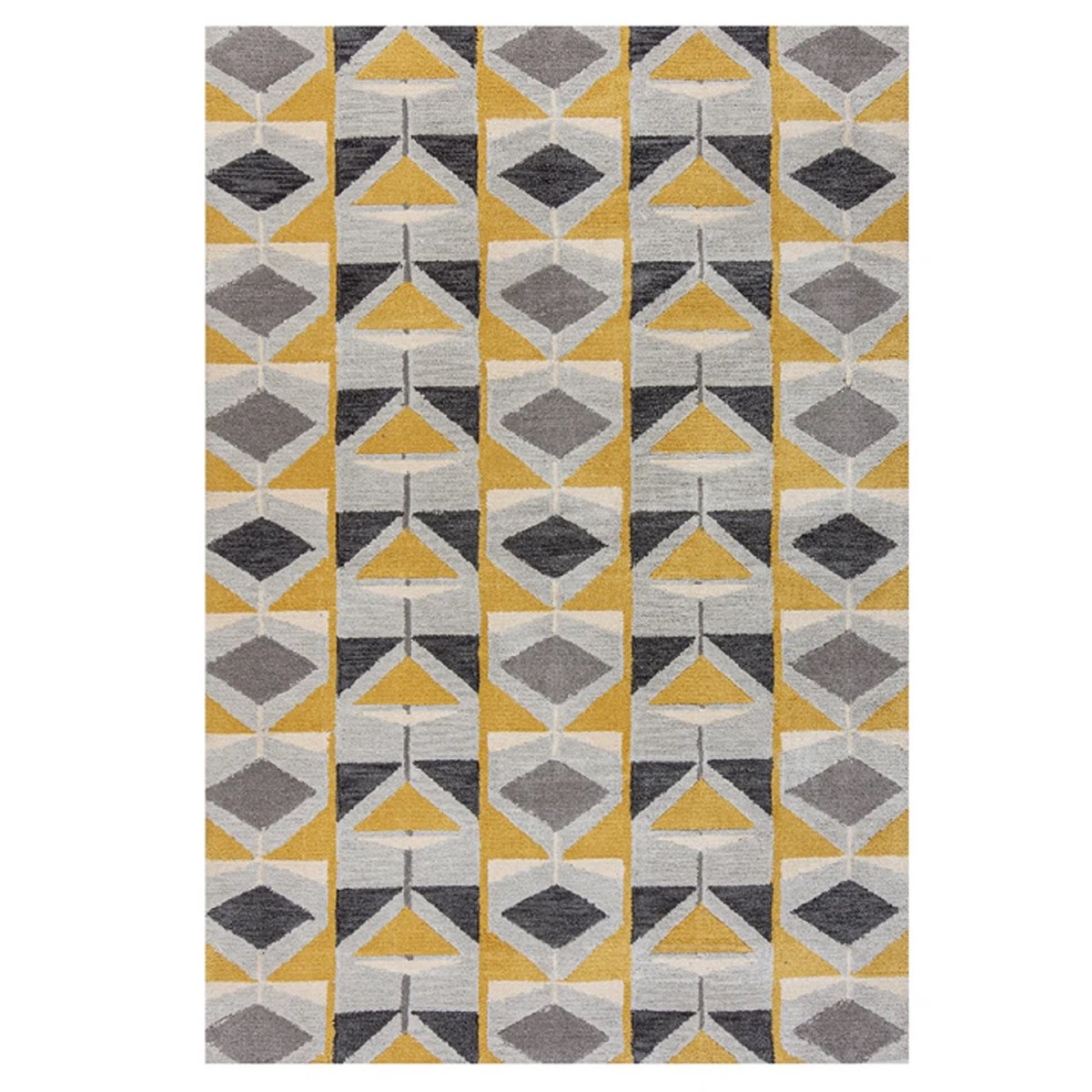 Tapis de salon en Polyester Jaune foncé 60x230 cm Tapis de salon en Polyester Jaune foncé 60x230 cm