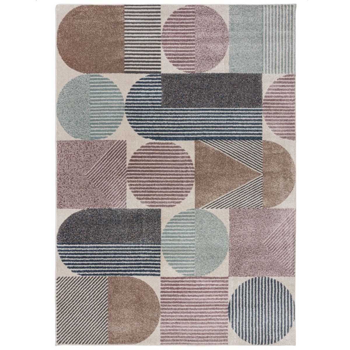 Tapis de salon en Polypropylène Multicolore 160x230 cm Tapis de salon en Polypropylène Multicolore 160x230 cm