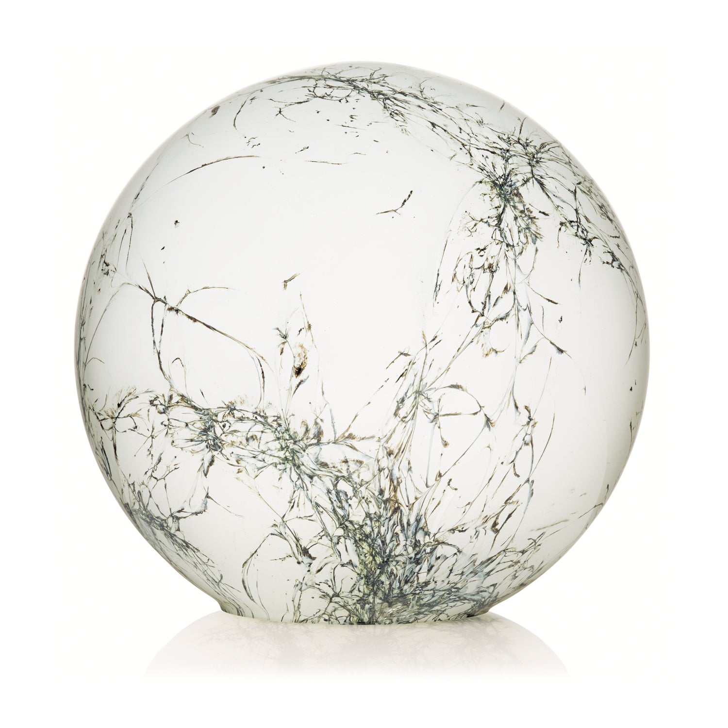 Lampe globe faite main, ALBATRE