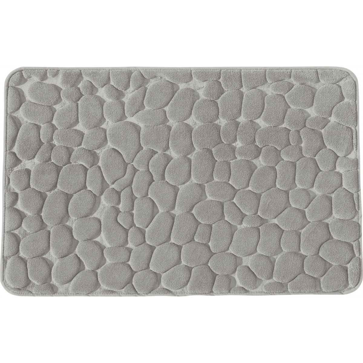 tapis de bain mousse à mémoire de forme perle 50x80cm