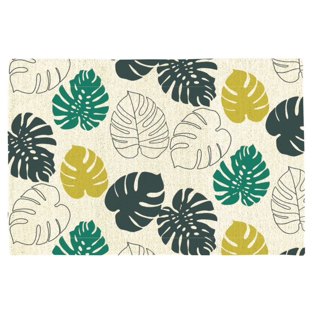 Tapis de bain imprimé 50x70cm coton Canvas Tropic Tapis de bain imprimé 50x70cm coton Canvas Tropic