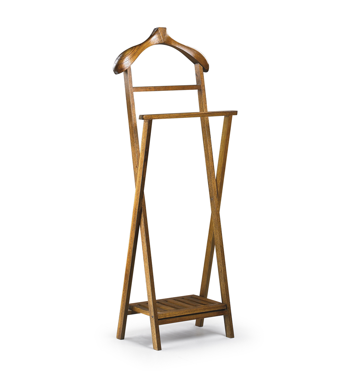Valet de chambre en bois marron Valet de chambre en bois marron