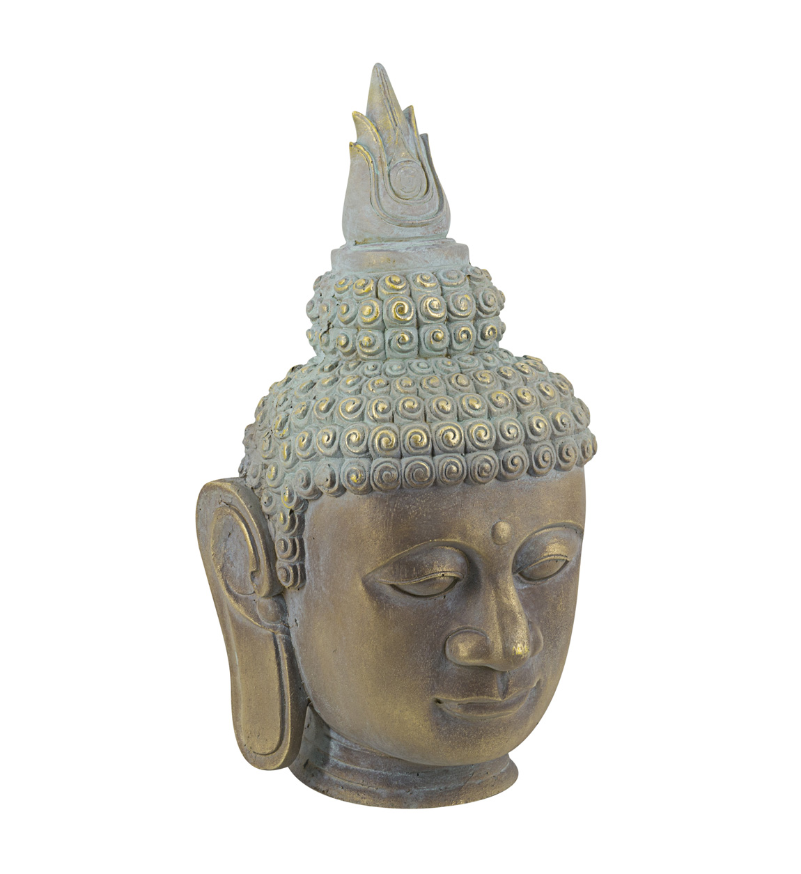 Statue Buddha en résine bronzée Statue Buddha en résine bronzée