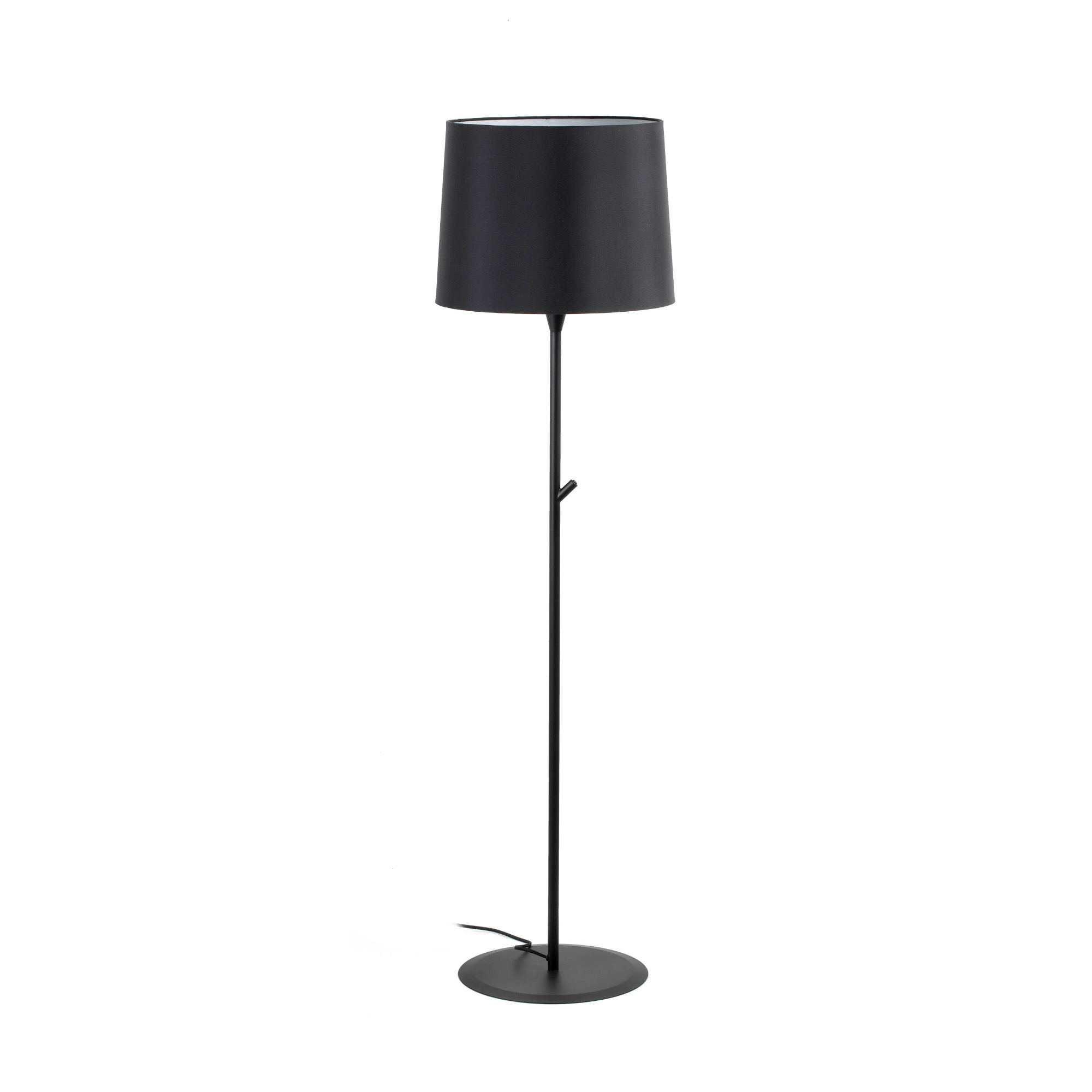 Lampadaire métal noir H154cm Lampadaire métal noir H154cm