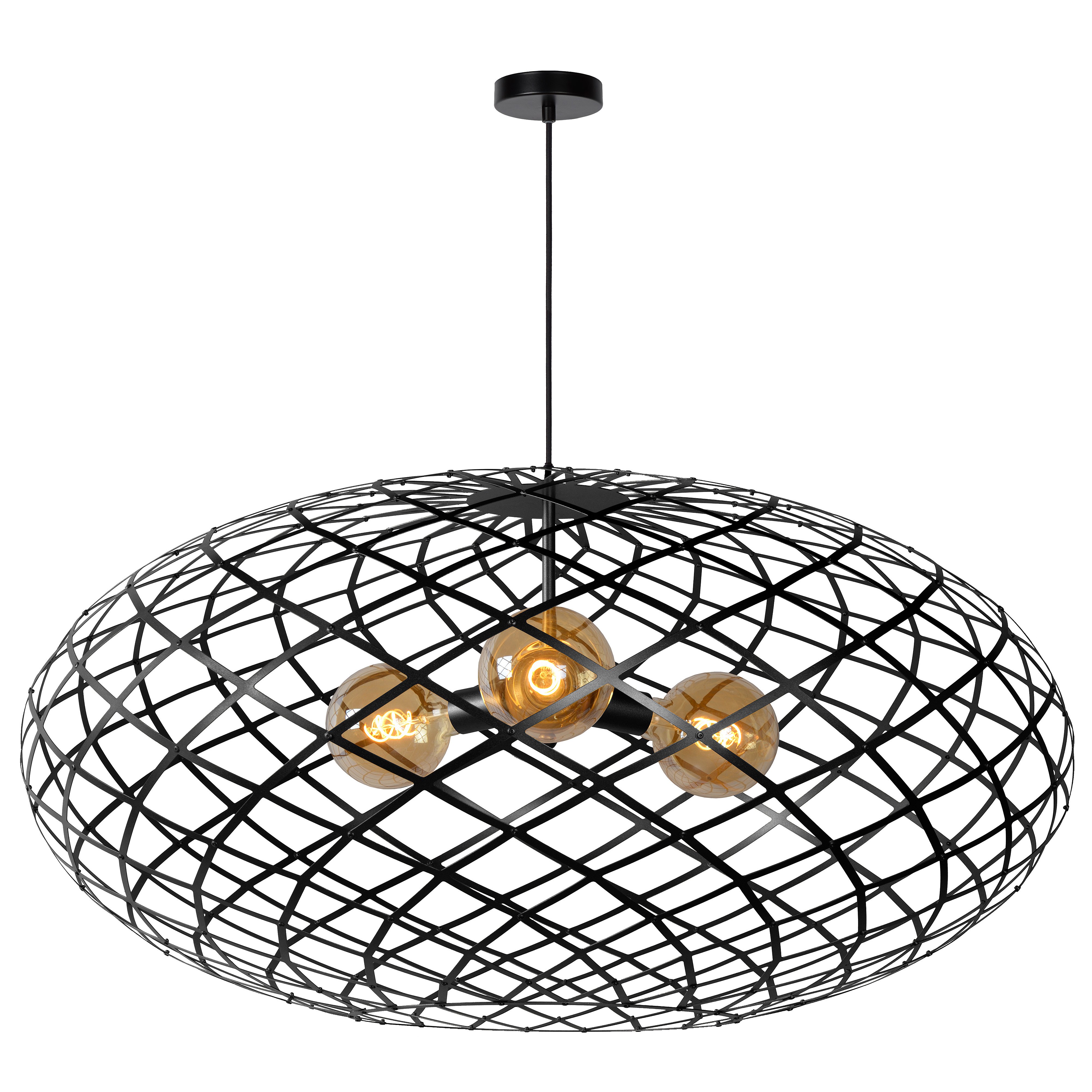 Suspension en métal noir