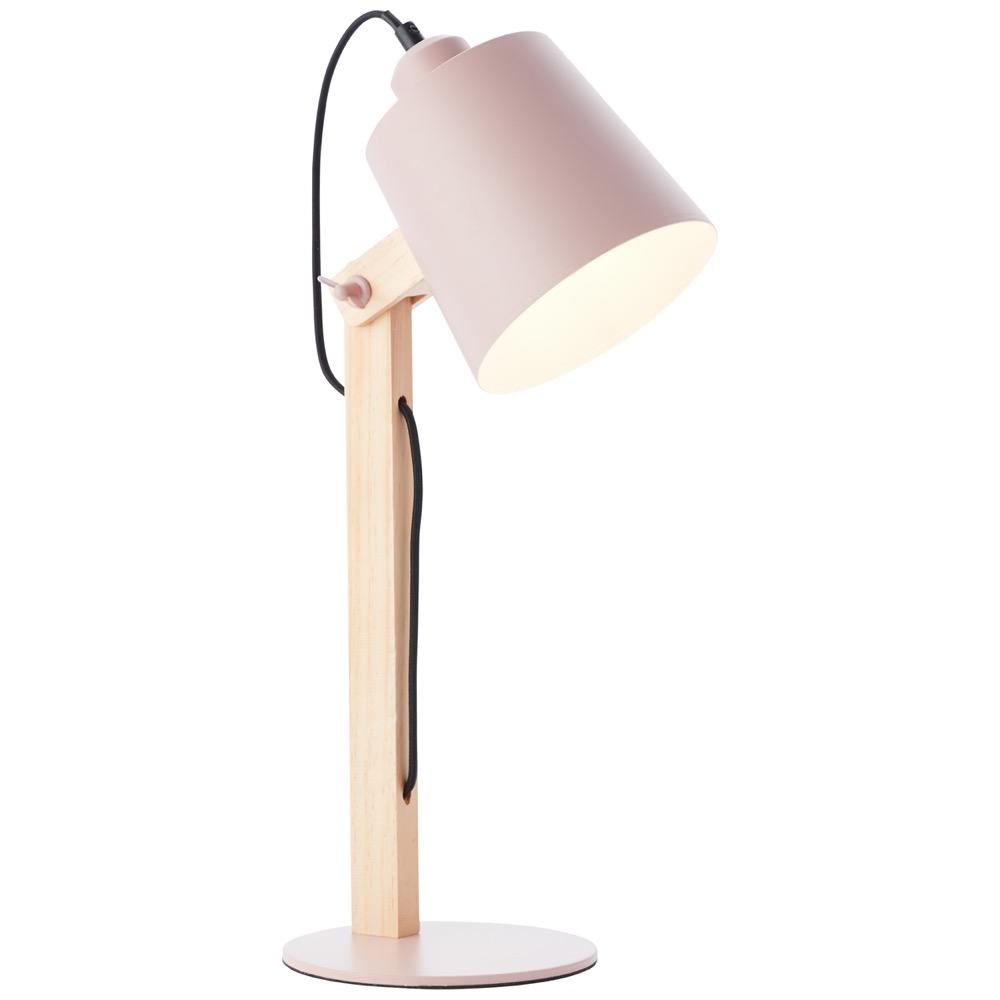 Lampe en bois rose H51,5cm
