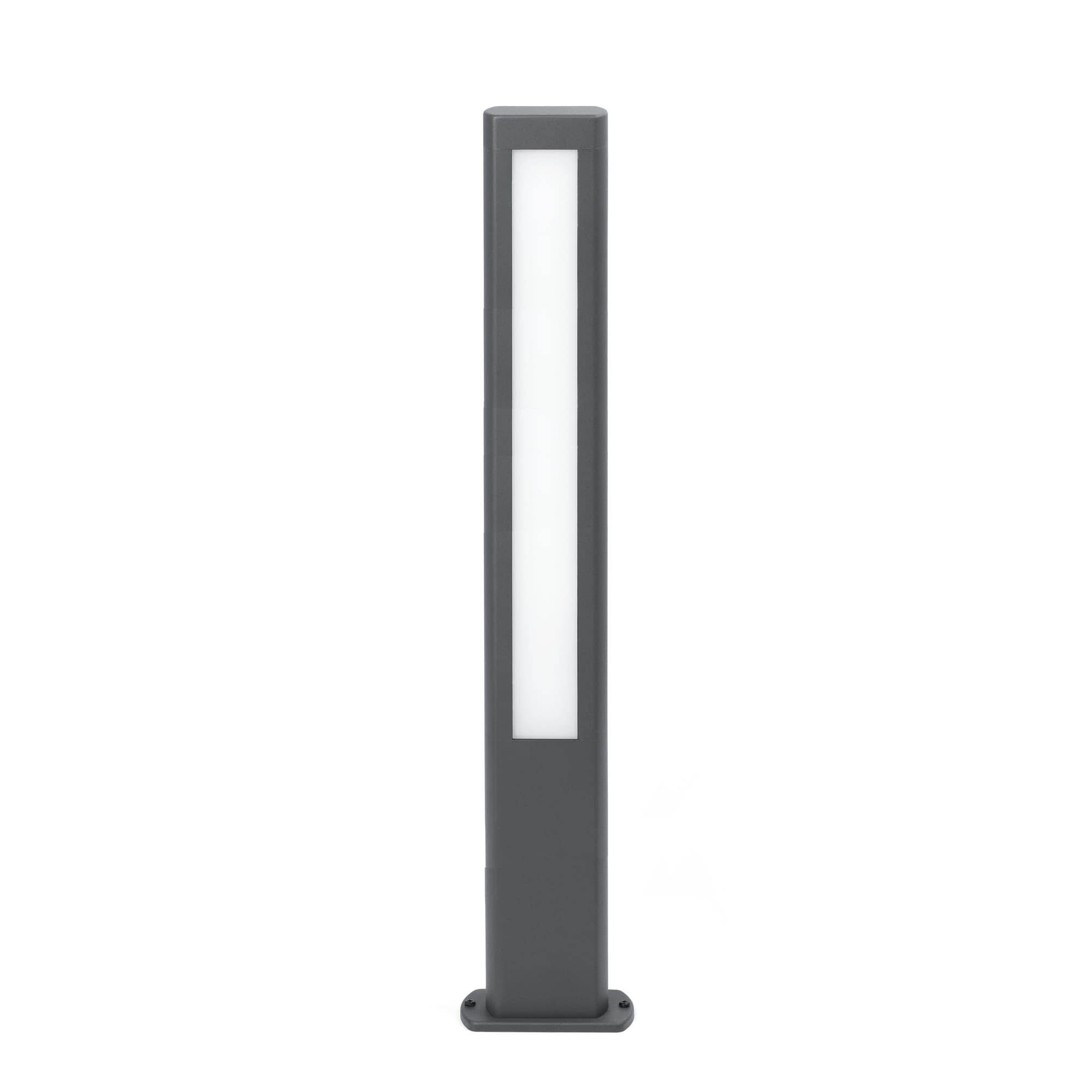 Borne aluminium gris anthracite led