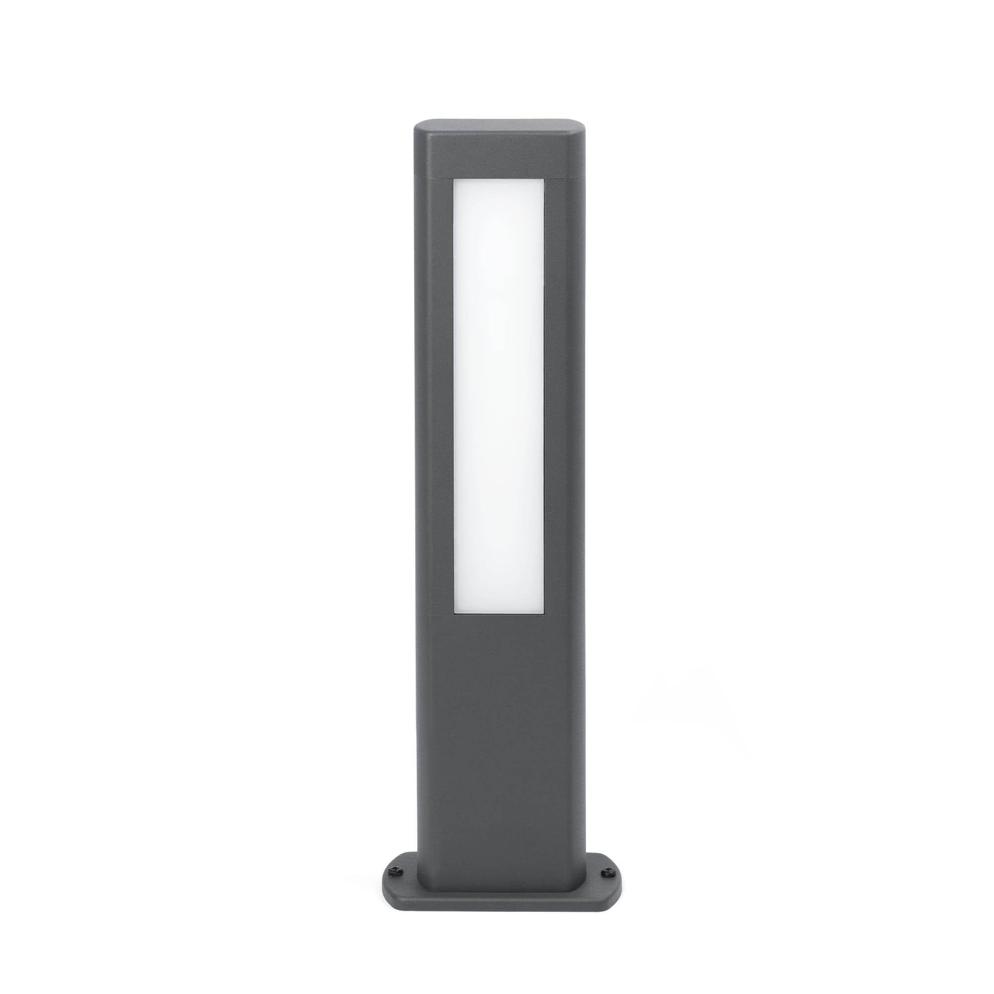 Borne aluminium gris anthracite led