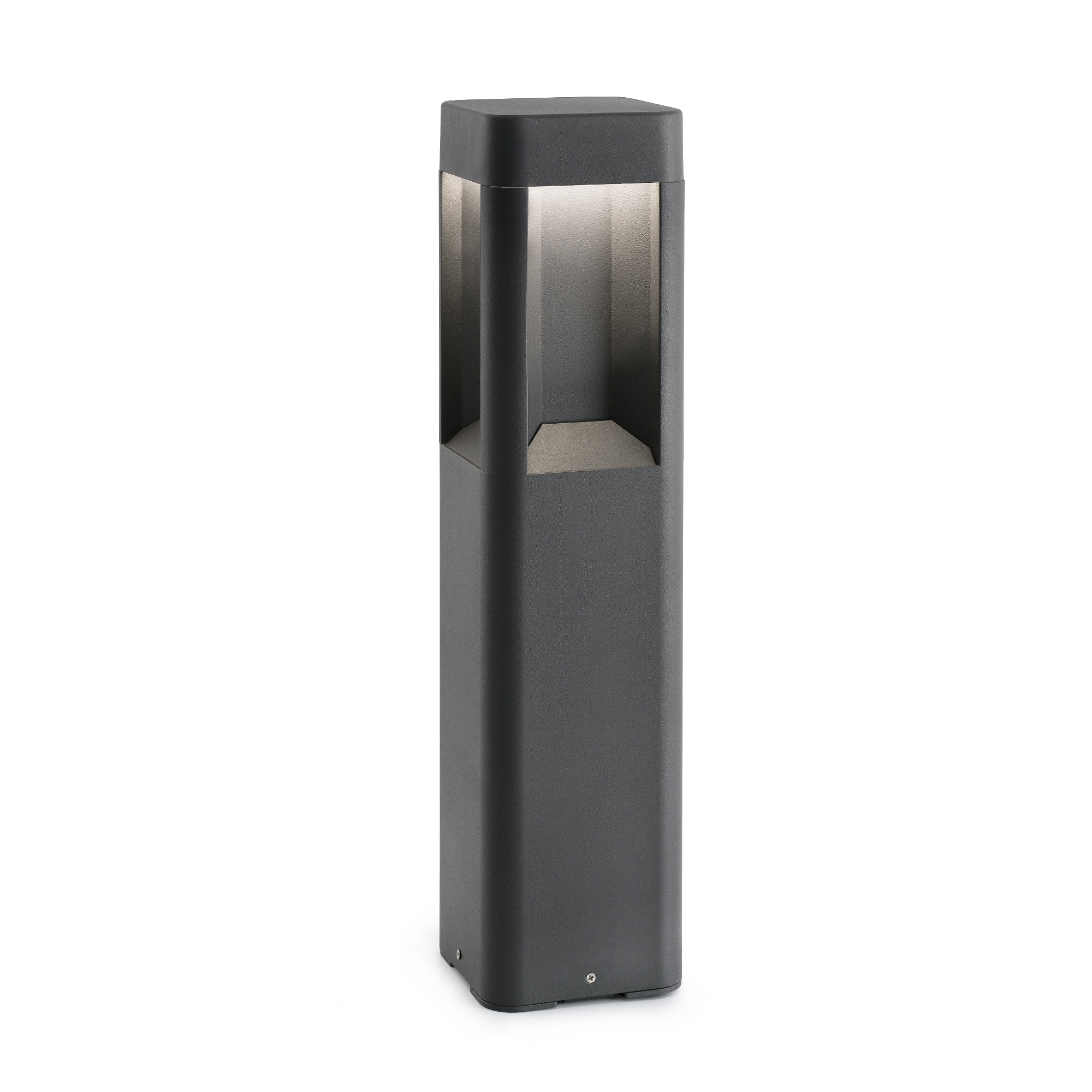 Borne aluminium gris anthracite led