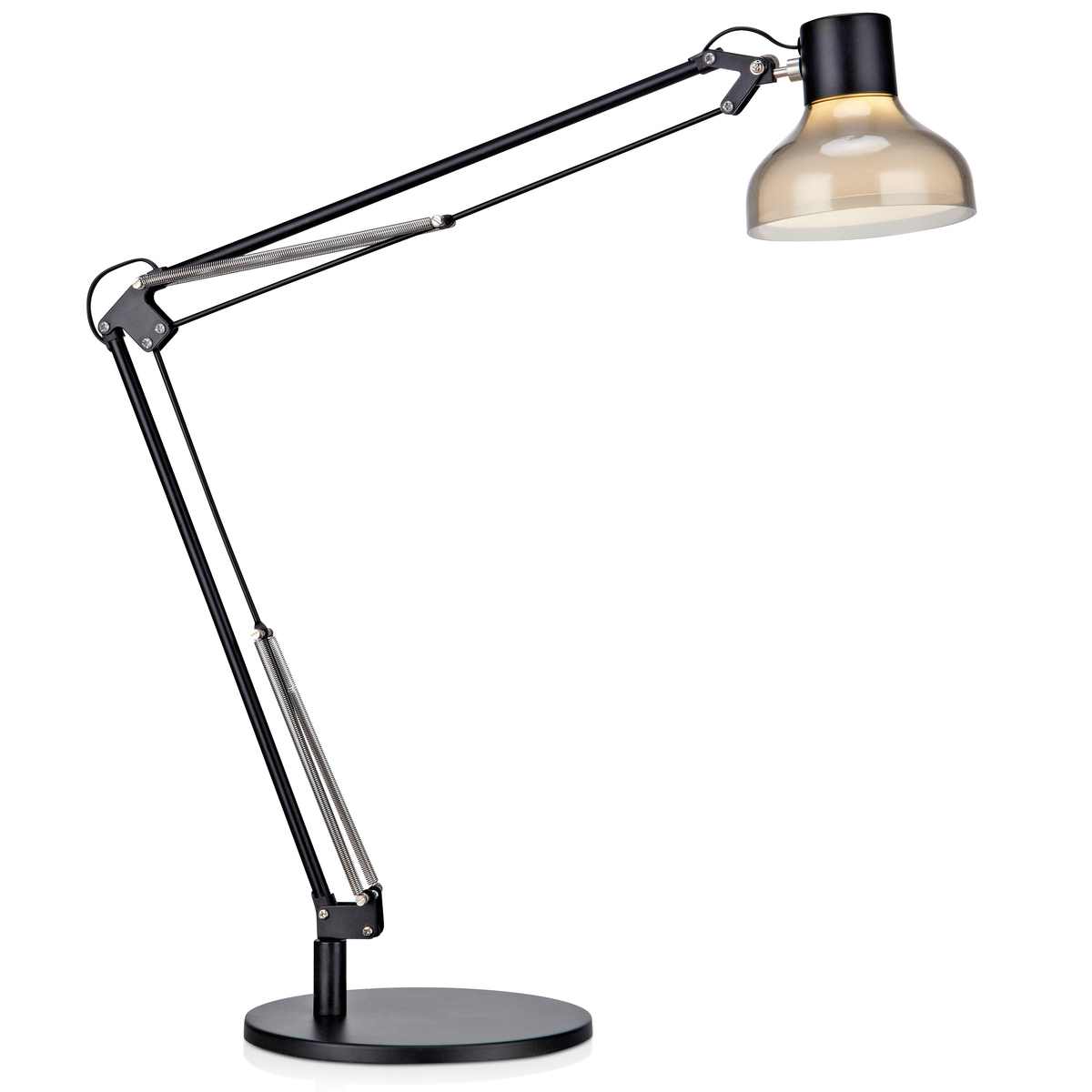 Lampe de bureau en pvc noir Lampe de bureau en pvc noir