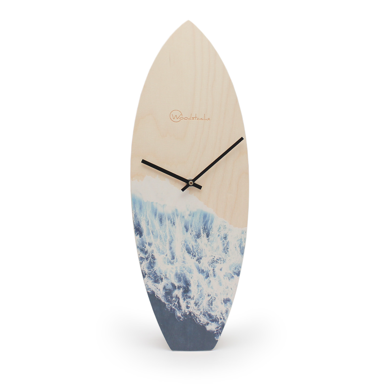 Horloge surf en bois océan H46,2cm Horloge surf en bois océan H46,2cm