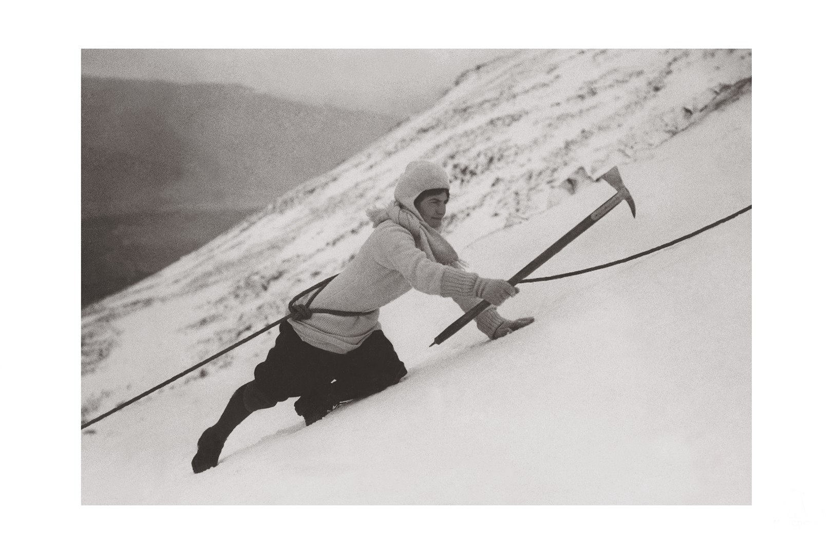 Photo ancienne noir et blanc montagne n°103 alu 30x45cm Photo ancienne noir et blanc montagne n°103 alu 30x45cm