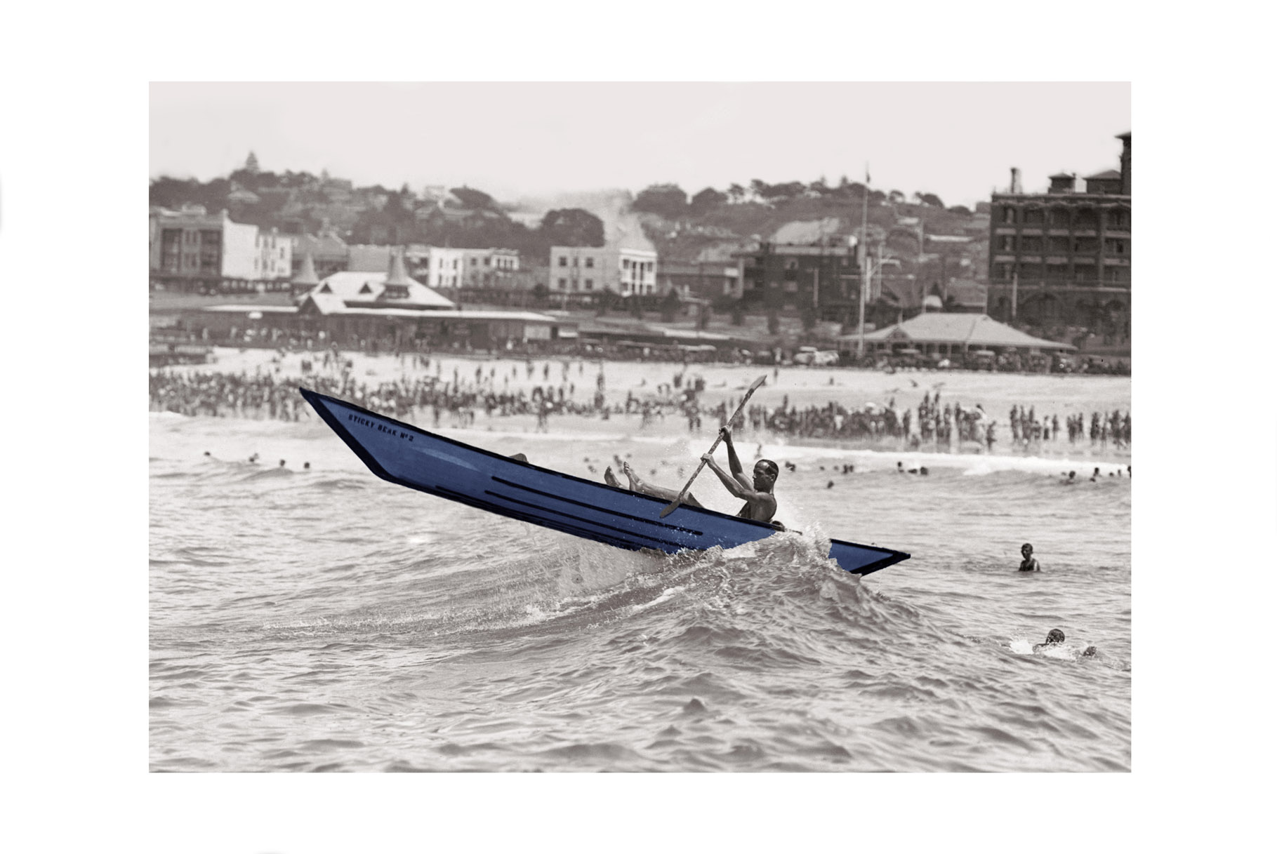 Photo ancienne couleur mer n°46 alu 40x60cm Photo ancienne couleur mer n°46 alu 40x60cm