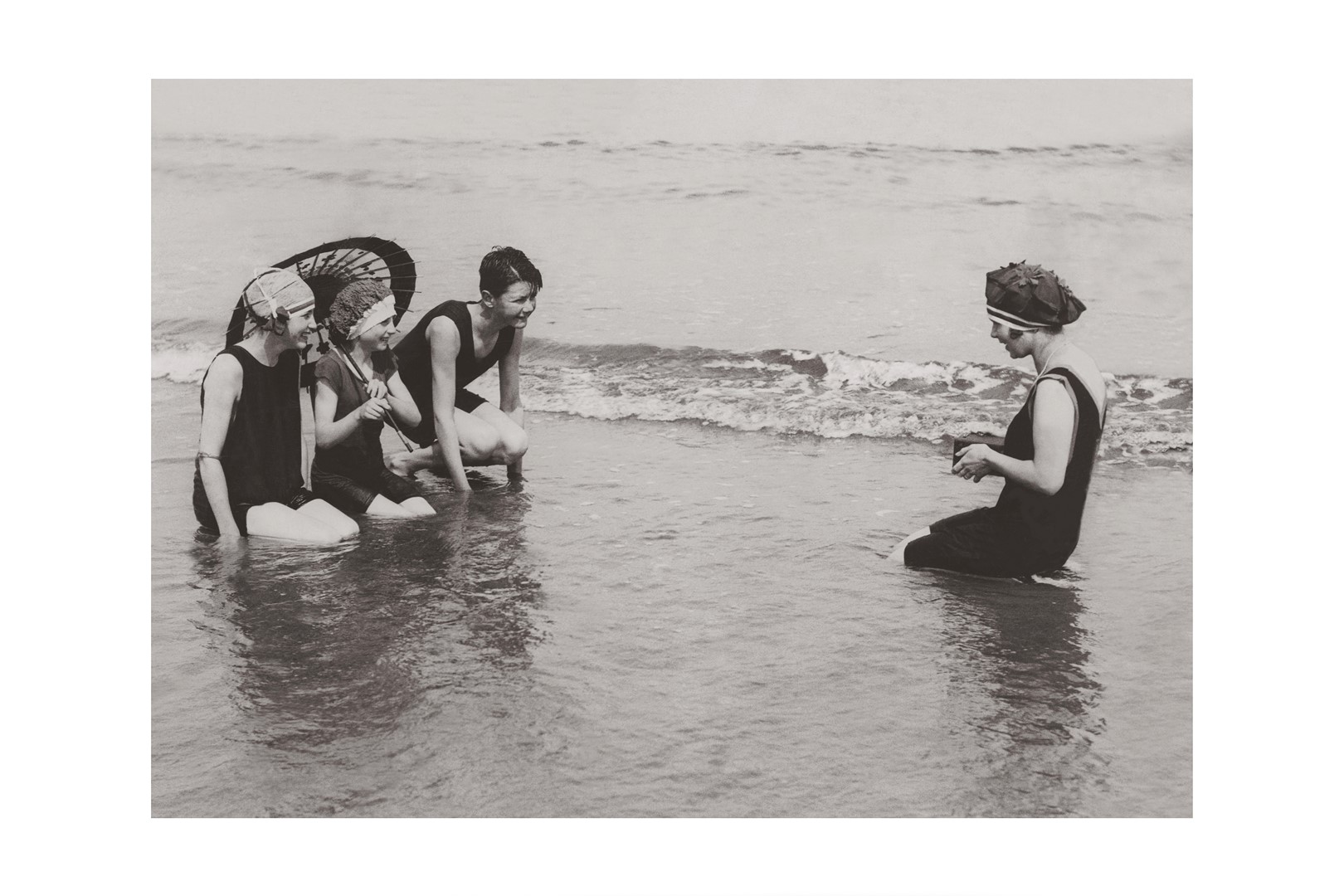 Photo ancienne noir et blanc mer n°54 alu 60x90cm Photo ancienne noir et blanc mer n°54 alu 60x90cm