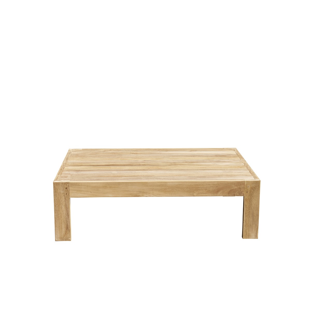 Table basse de jardin en teck massif