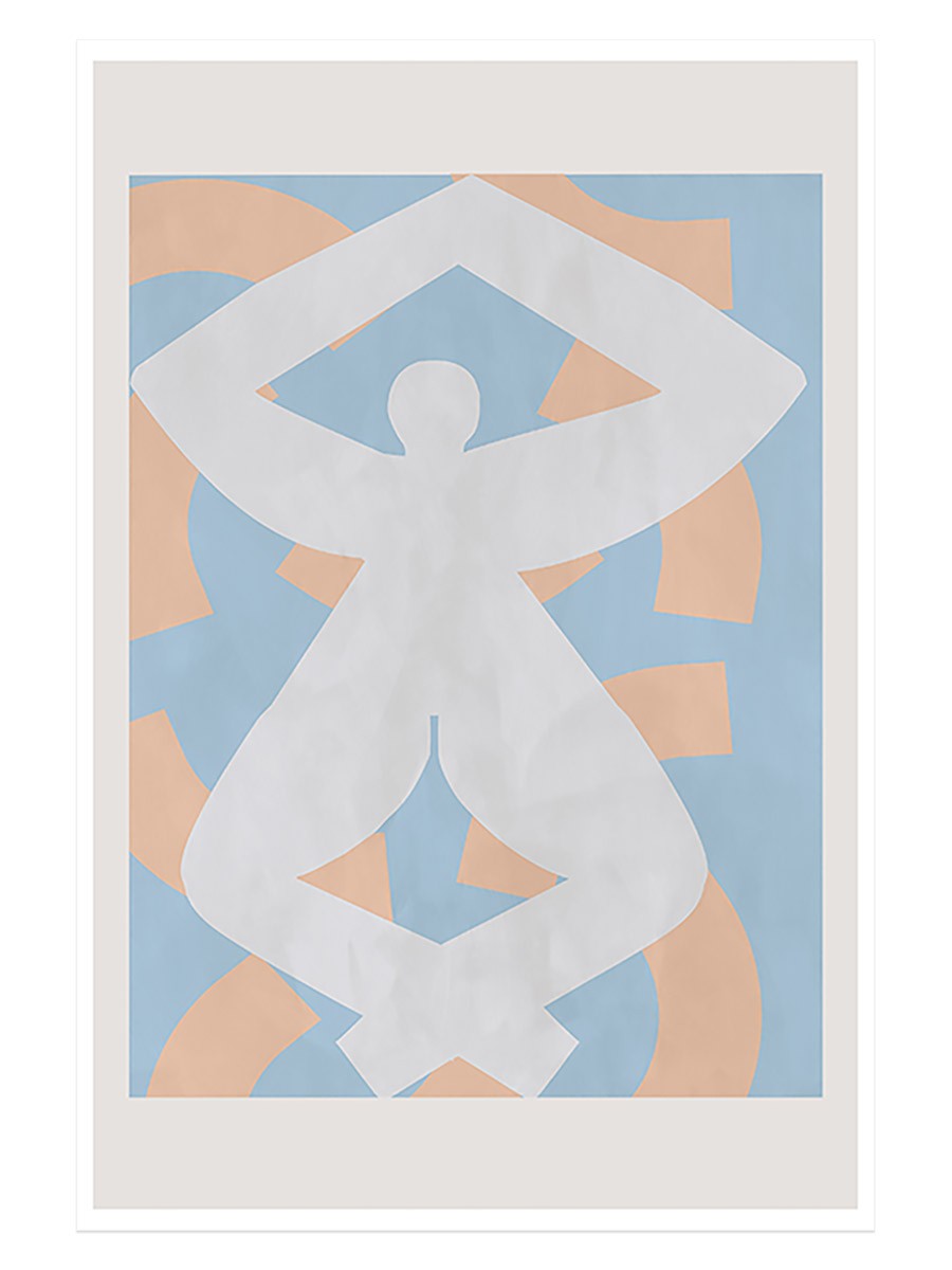 Affiche pastel et courbe Affiche seule Affiche pastel et courbe Affiche seule