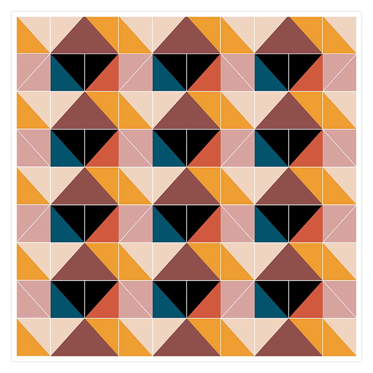 Affiche patchwork scandinave Affiche seule Affiche patchwork scandinave Affiche seule
