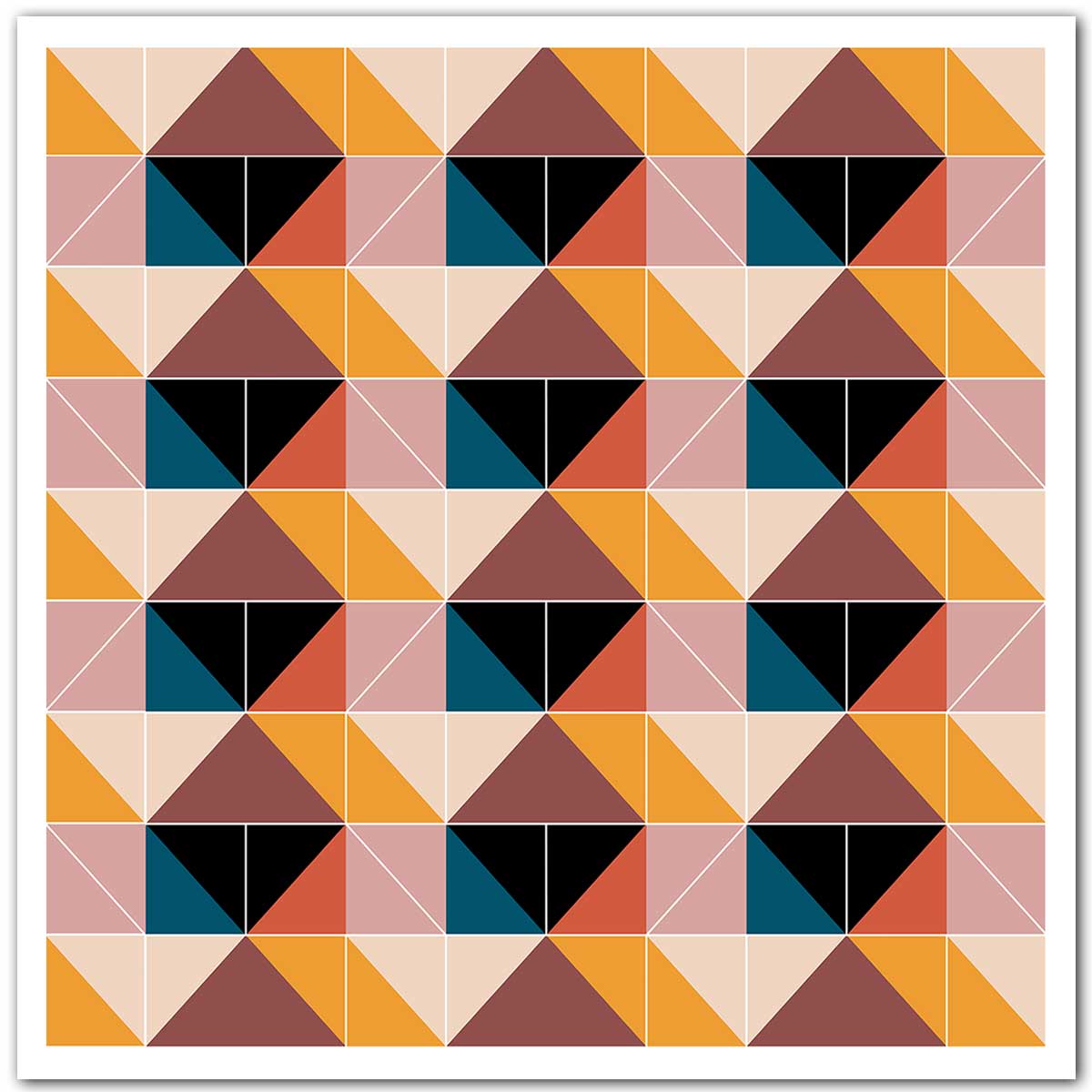 Affiche patchwork scandinave Affiche seule Affiche patchwork scandinave Affiche seule