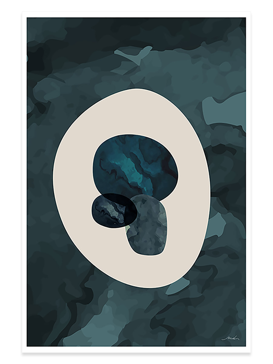 Affiche pierre labradorite Affiche seule Affiche pierre labradorite Affiche seule