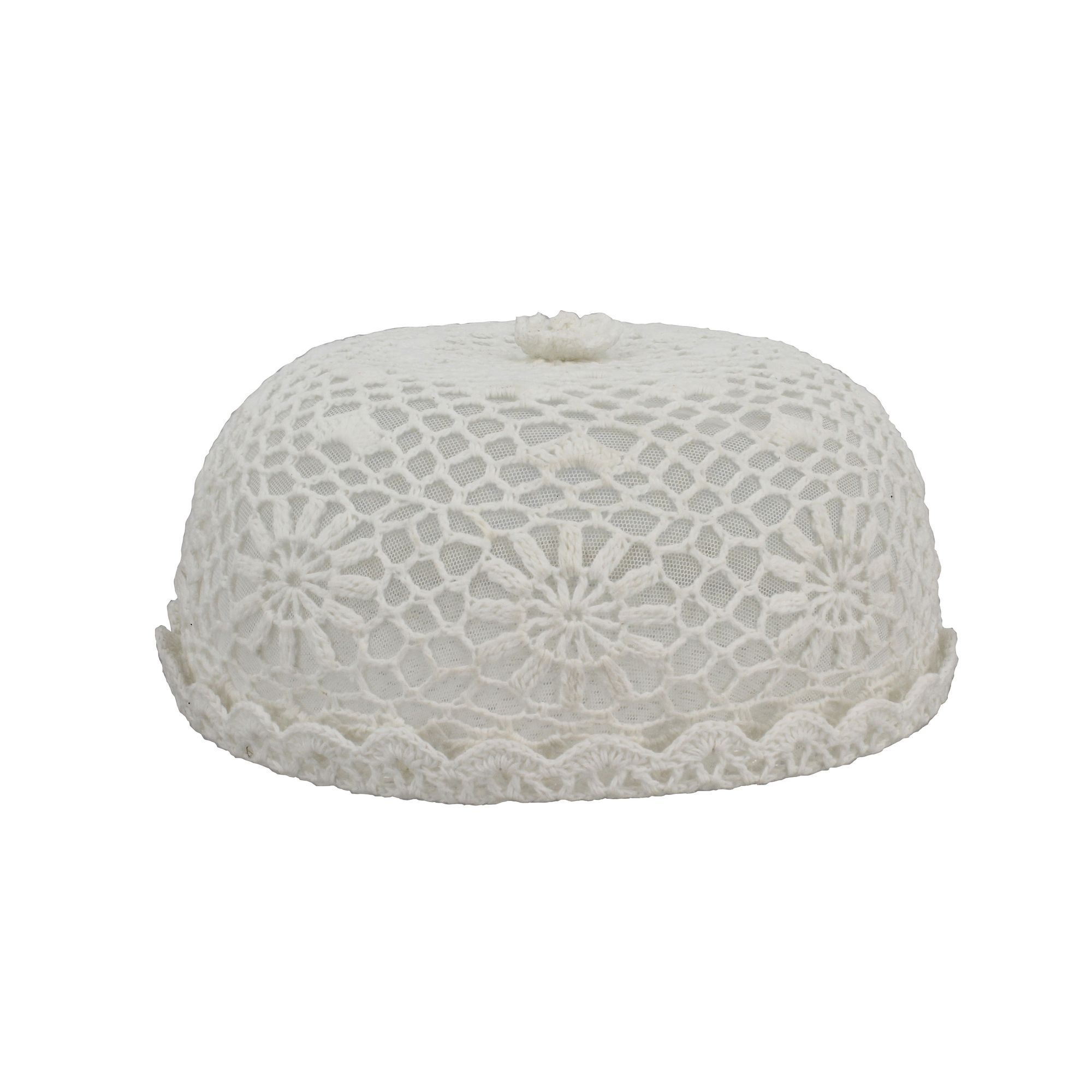 Cloche à gâteaux en crochet fait main D33cm Cloche à gâteaux en crochet fait main D33cm