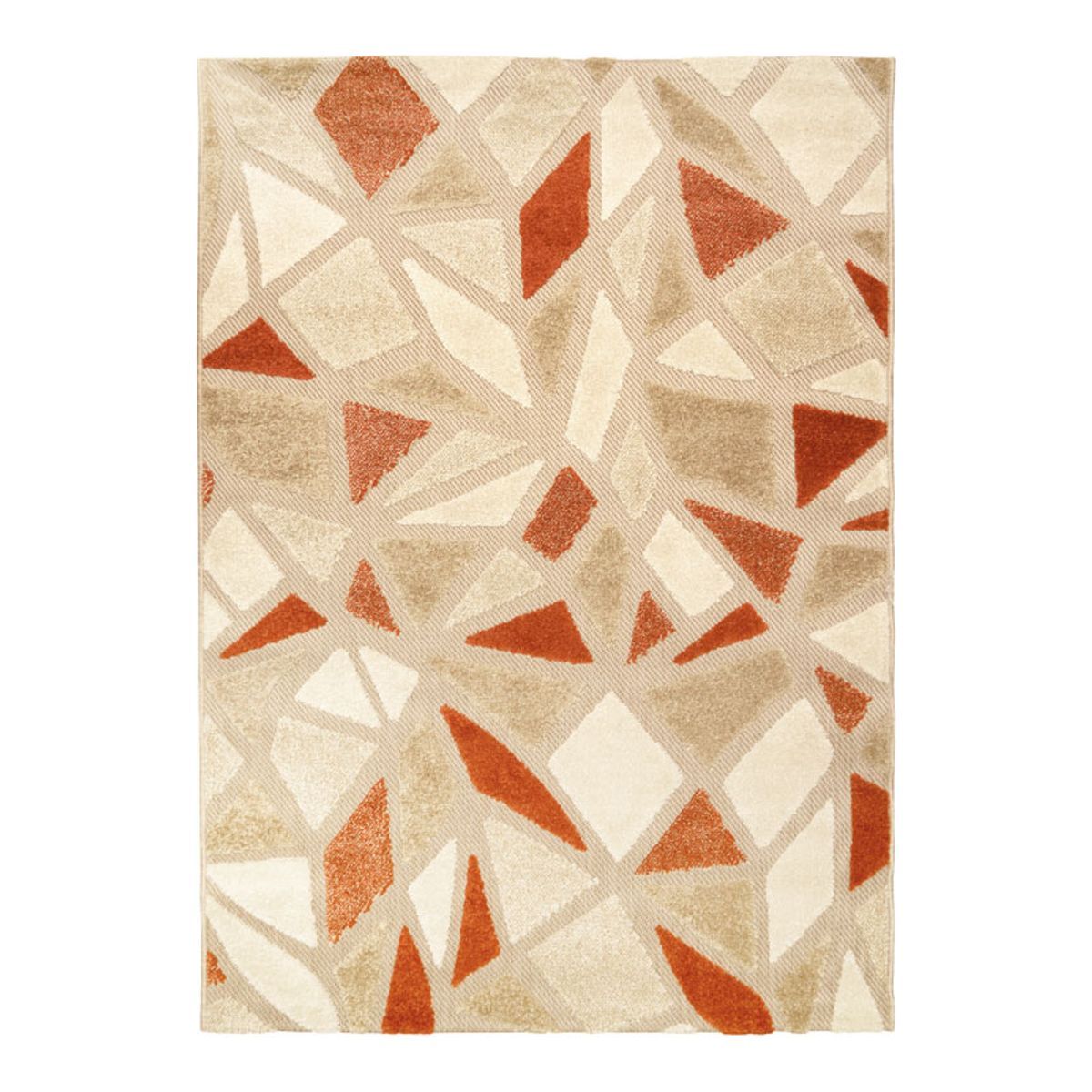 Tapis pour intérieur-extérieur terra et brun 120x170