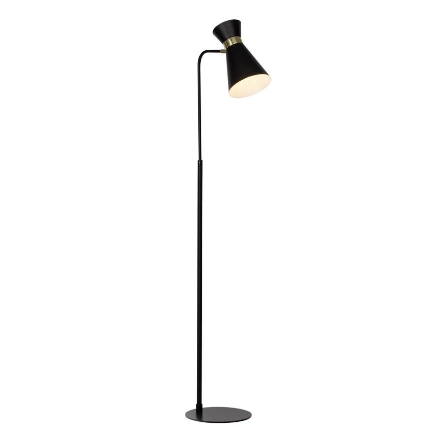 Lampadaire métal noir H148,5cm Lampadaire métal noir H148,5cm