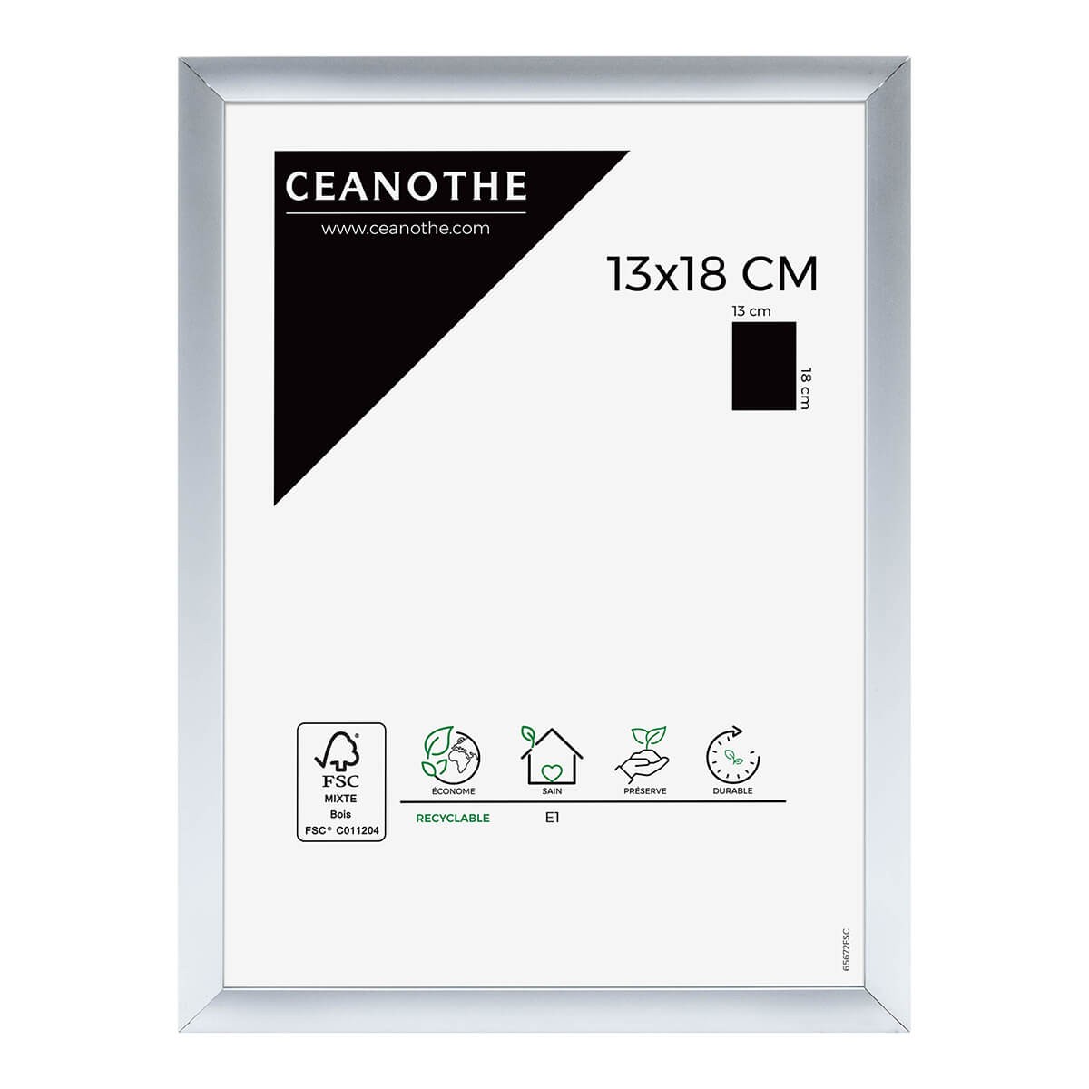 Cadre photo alu 13x18 cm Aluminium Cadre photo alu 13x18 cm Aluminium
