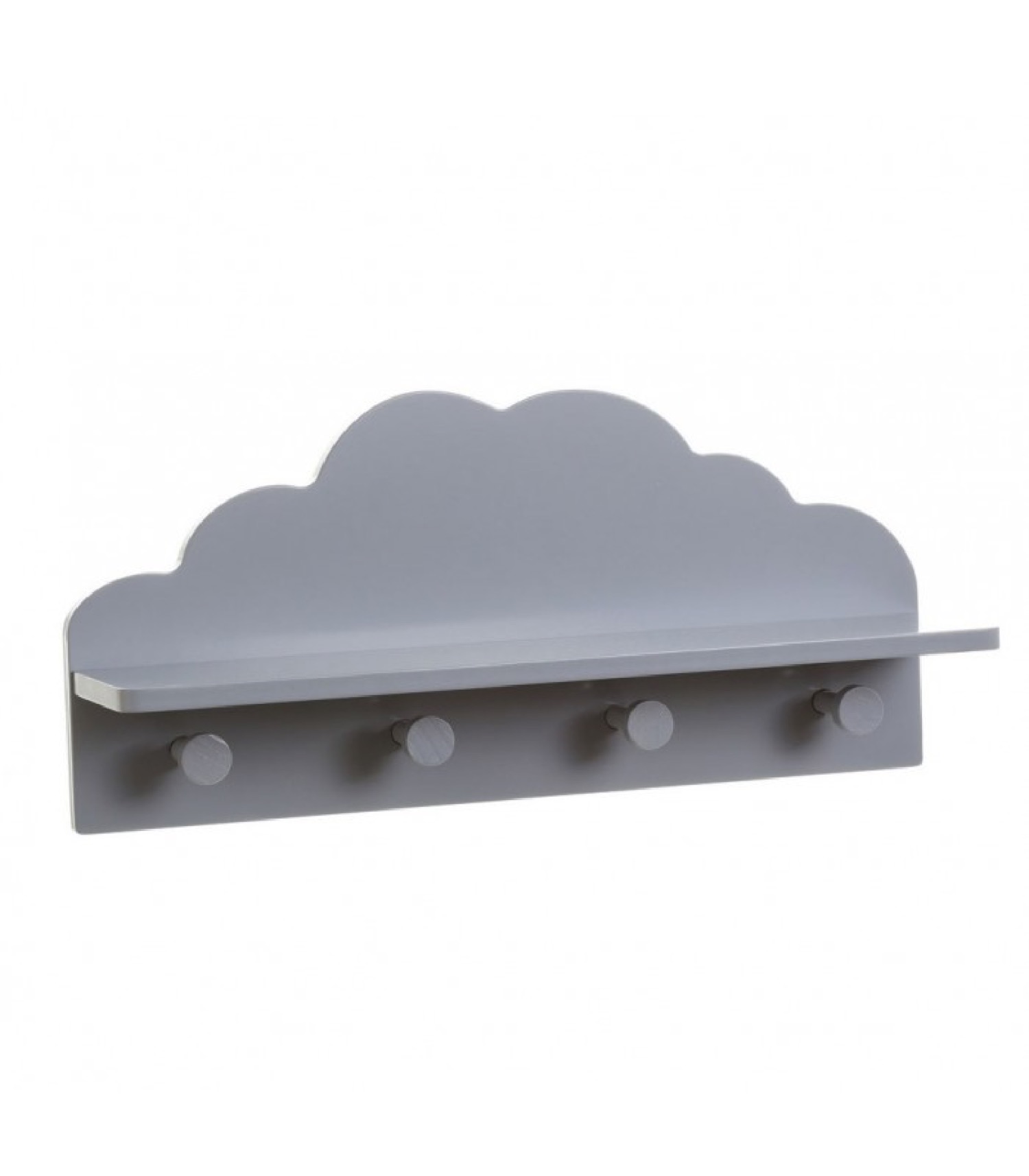 Portemanteau mural enfant gris nuage Portemanteau mural enfant gris nuage