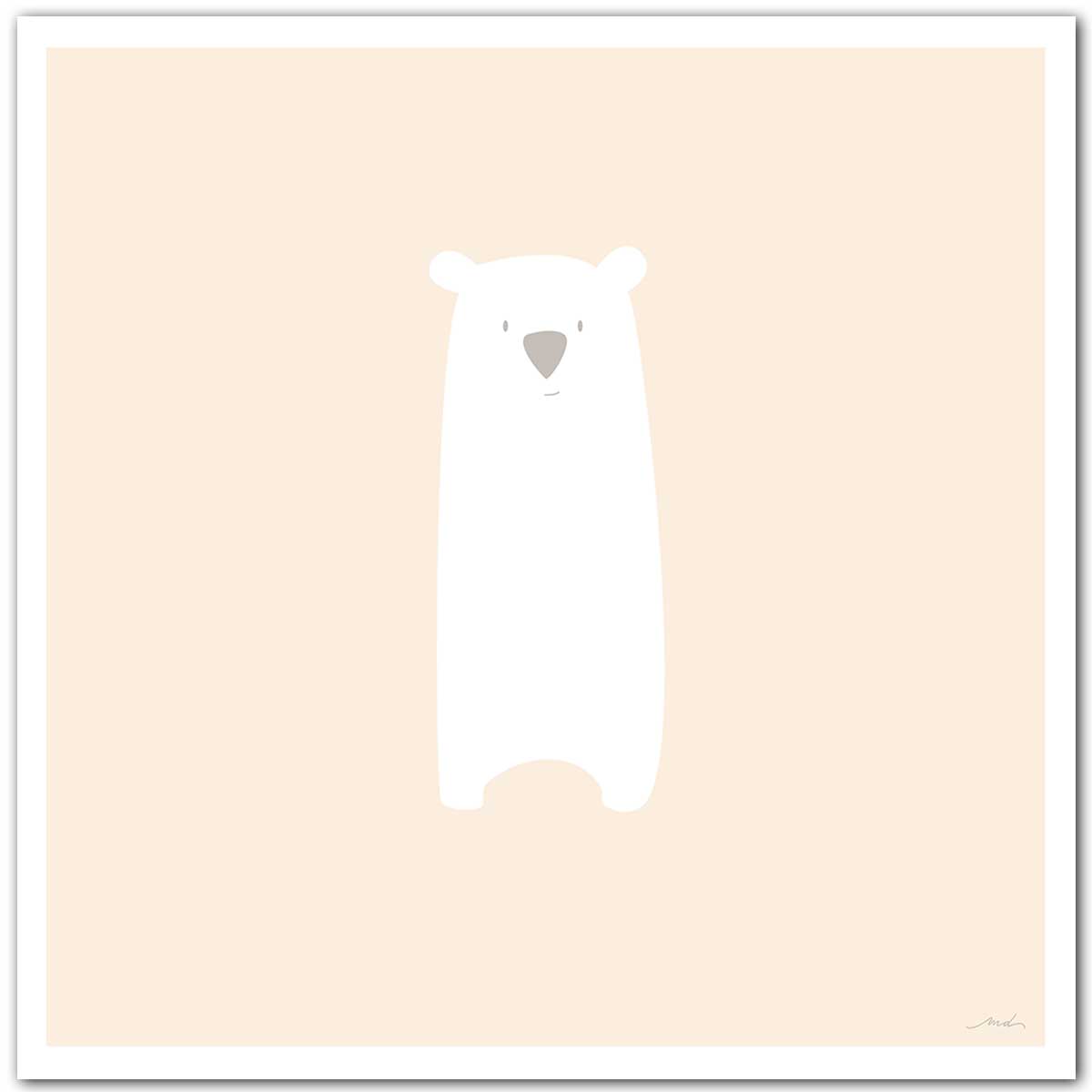 Affiche enfant grizzly mimi Affiche seule Affiche enfant grizzly mimi Affiche seule
