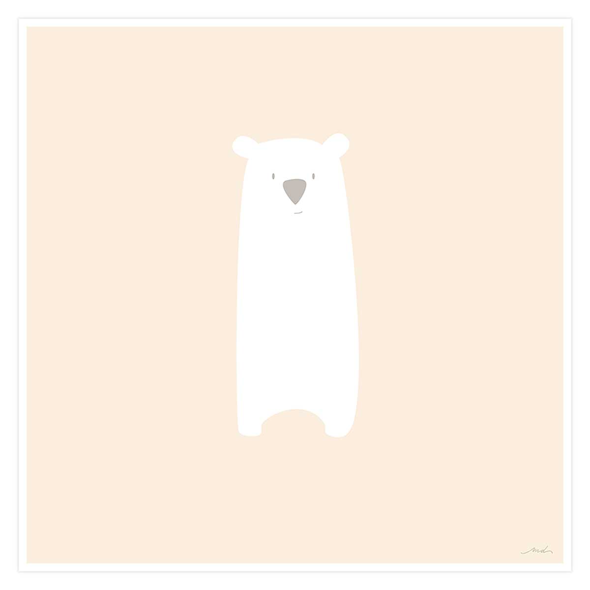 Affiche enfant grizzly mimi Affiche seule Affiche enfant grizzly mimi Affiche seule