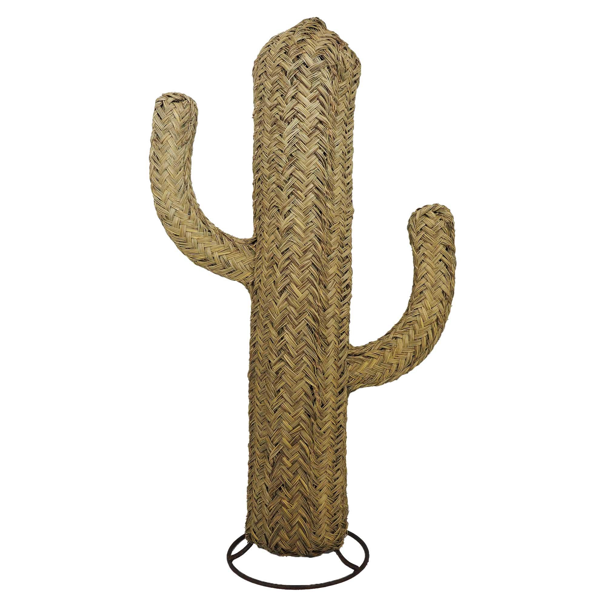 cactus en fibres naturelles déco H 1m cactus en fibres naturelles déco H 1m