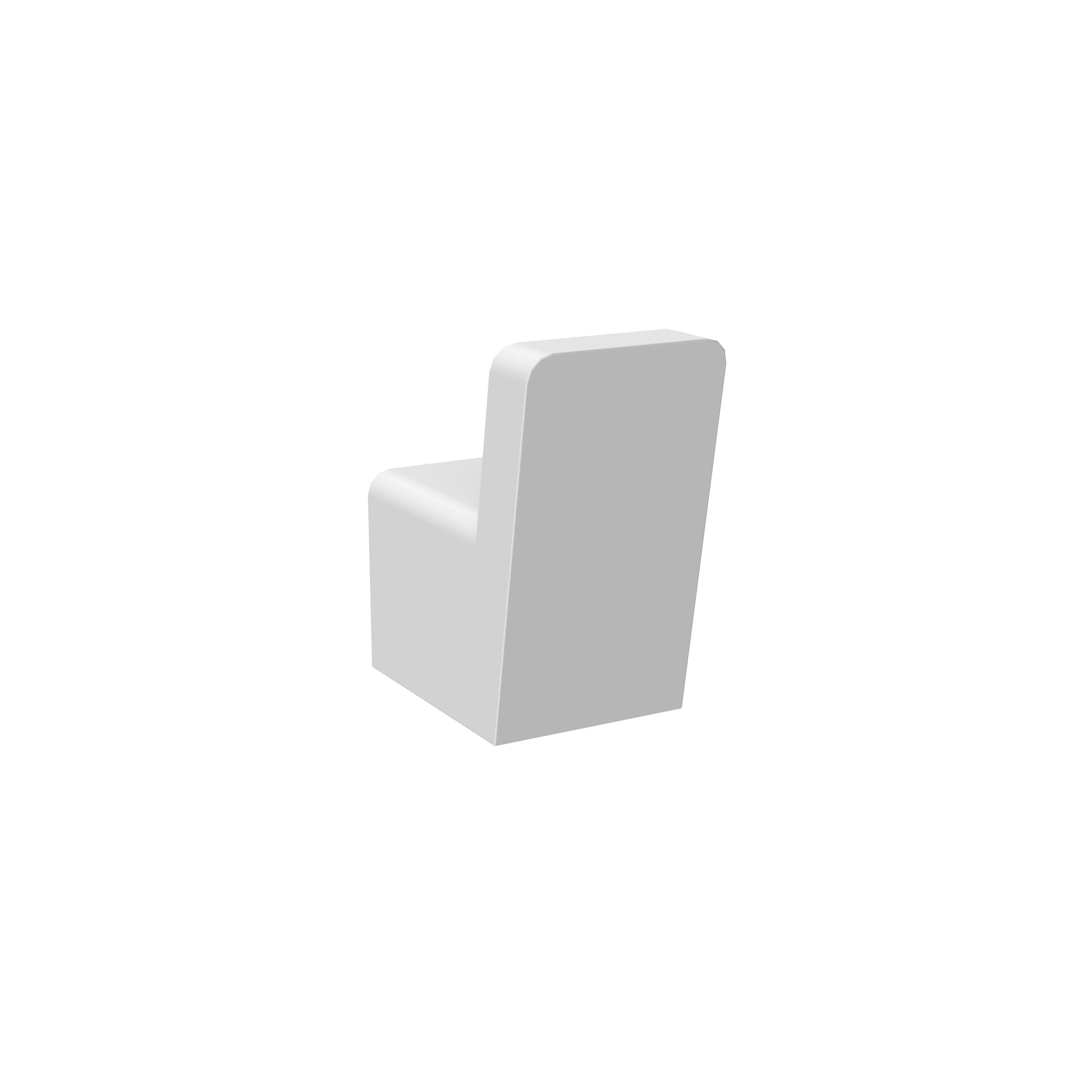 Patère en alu laqué blanc Patère en alu laqué blanc