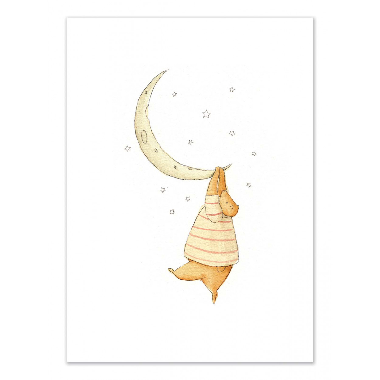 STUCK ON THE MOON - Affiche d'art 50 x 70 cm STUCK ON THE MOON - Affiche d'art 50 x 70 cm