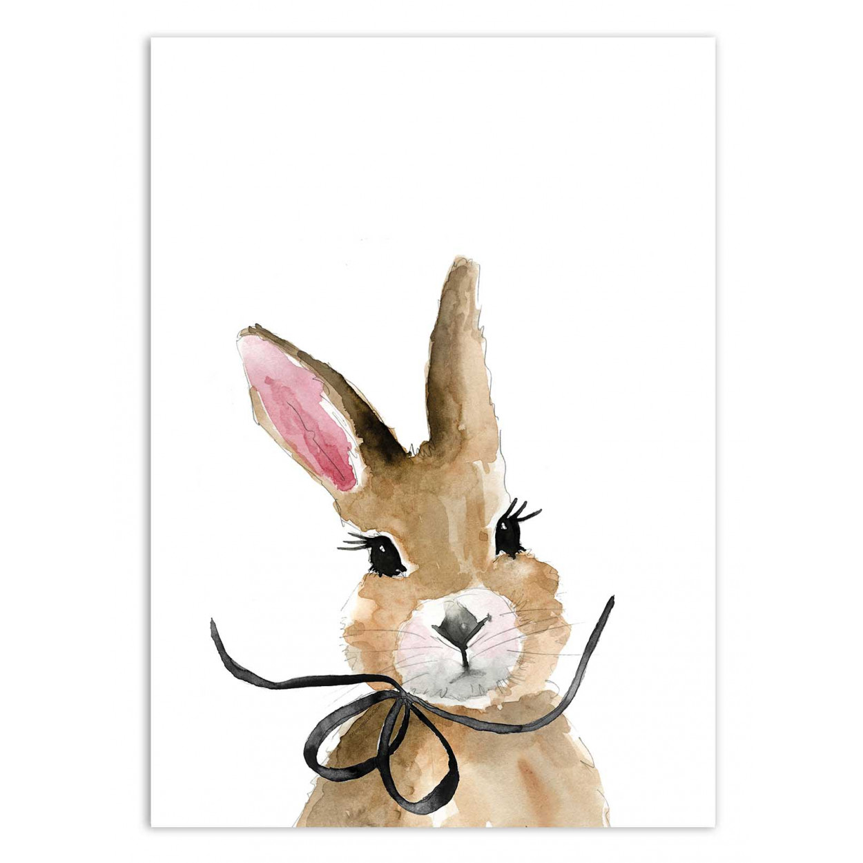 BUNNY BOW - MERCEDES LOPEZ CHARRO - Affiche d'art 50 x 70 cm BUNNY BOW - MERCEDES LOPEZ CHARRO - Affiche d'art 50 x 70 cm