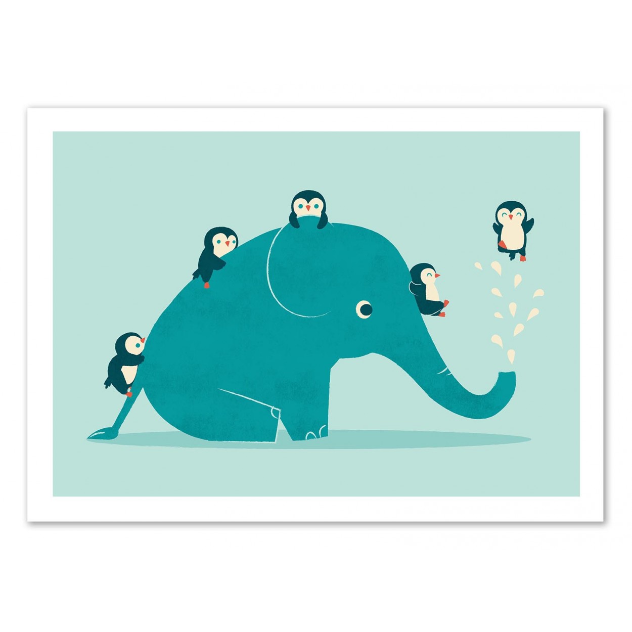 WATERSLIDE - Affiche d'art 50 x 70 cm WATERSLIDE - Affiche d'art 50 x 70 cm