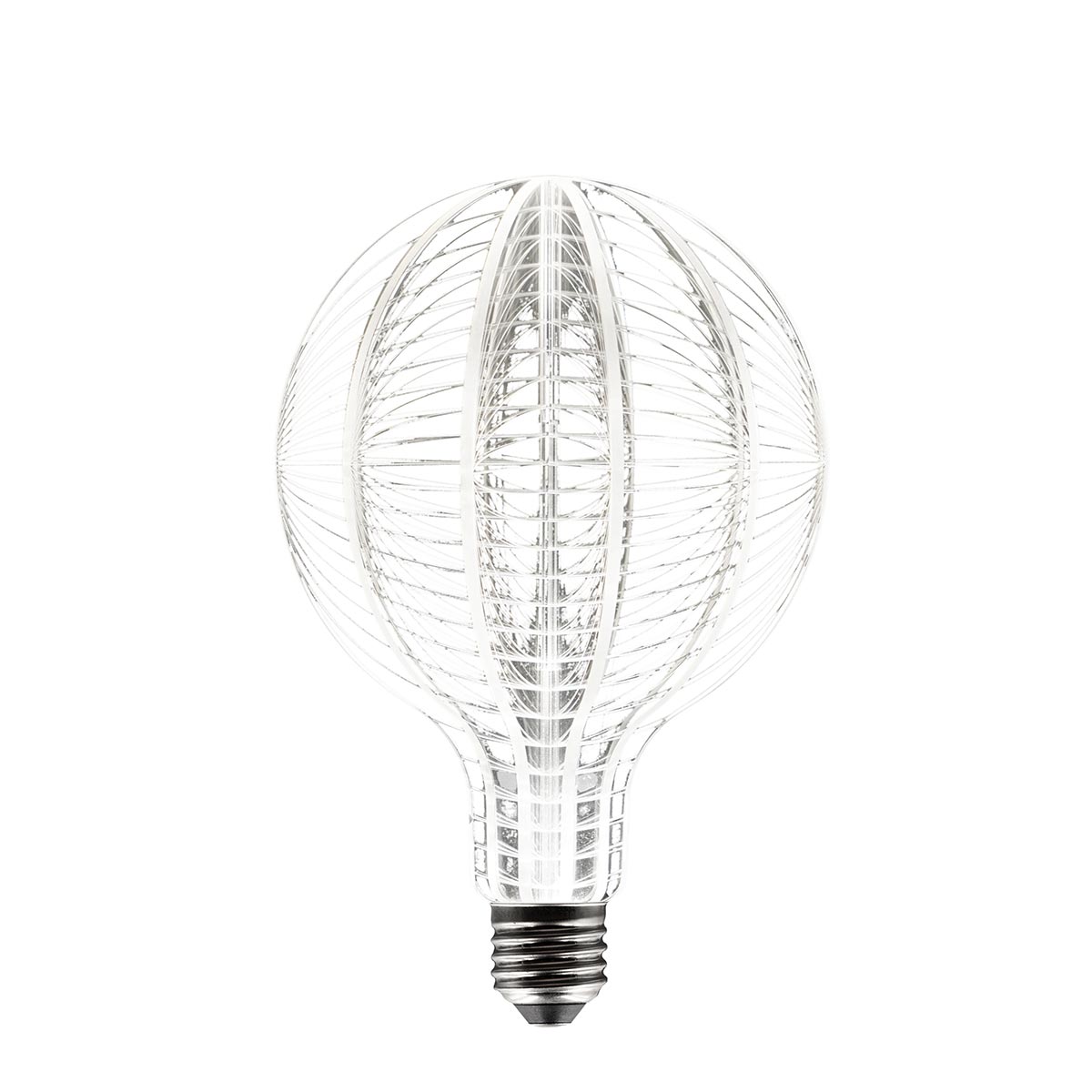 Ampoule LED décorative Aluminium Transparent E27