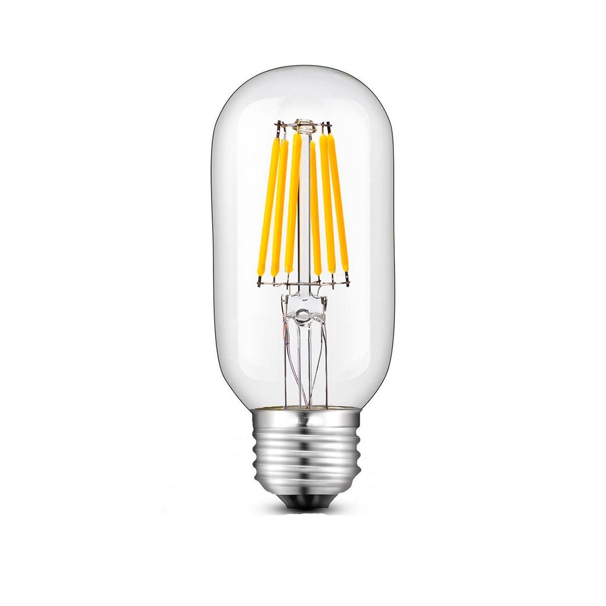 Ampoule LED E27 filament verre transparent H12cm Ampoule LED E27 filament verre transparent H12cm