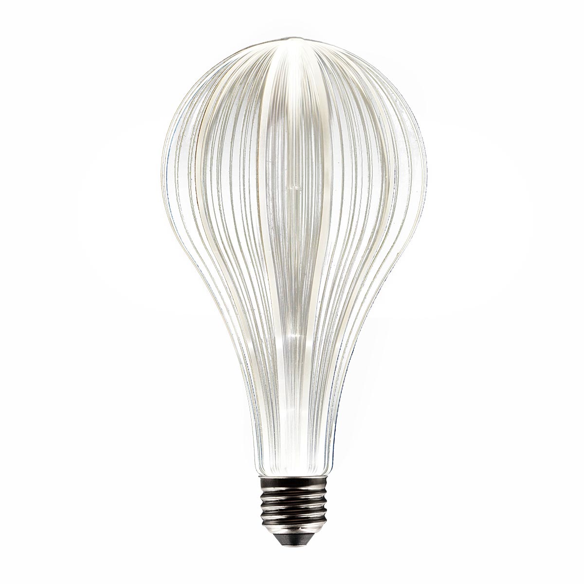 Ampoule LED E27 plastique transparent H21cm Ampoule LED E27 plastique transparent H21cm