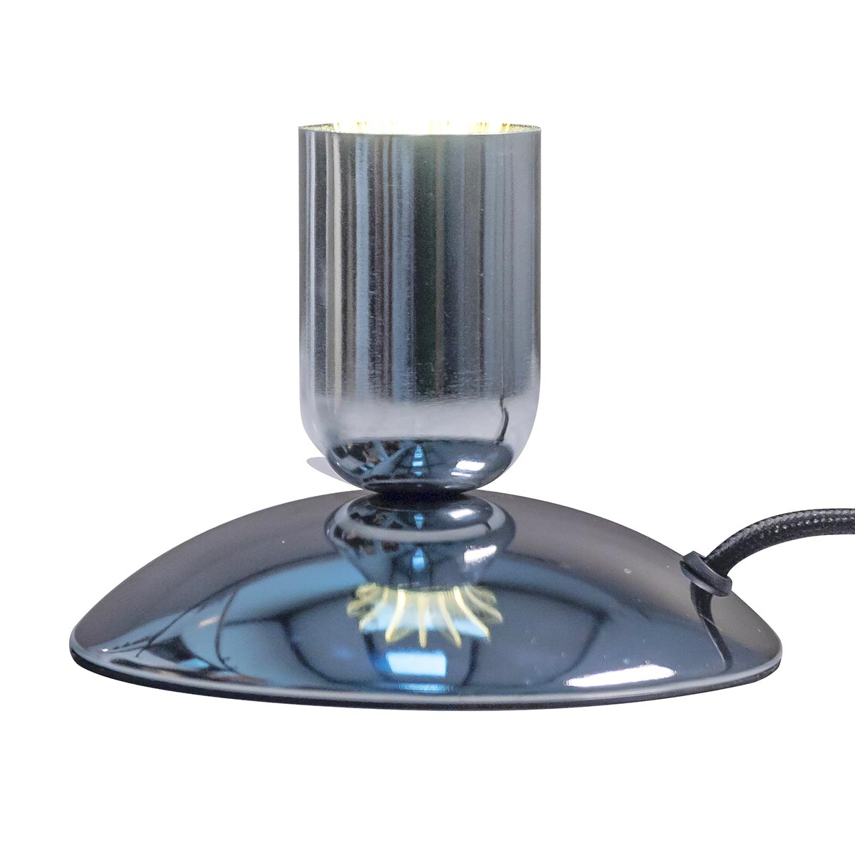 Support de lampe filaire acier gris ∅13cm Support de lampe filaire acier gris ∅13cm