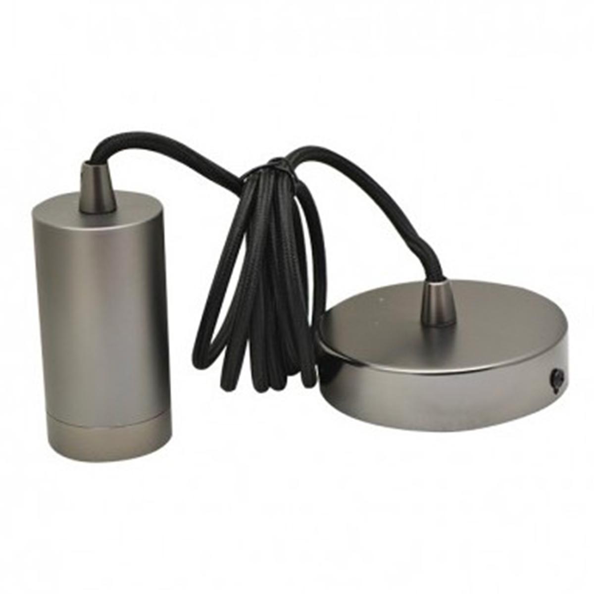 Support de lampe filaire acier gris ∅11cm Support de lampe filaire acier gris ∅11cm