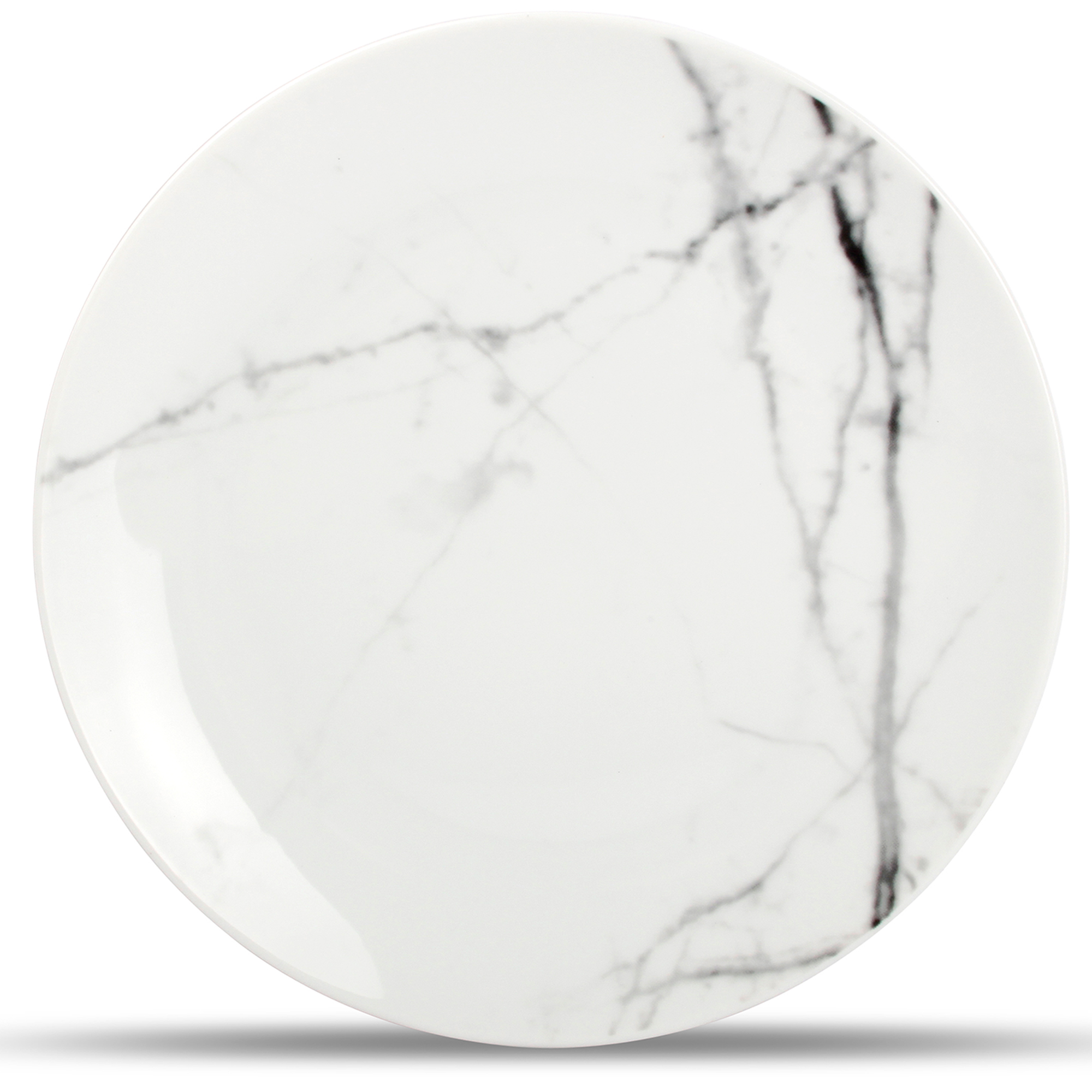 Assiette plate marbre Ø 19cm - Set de 4