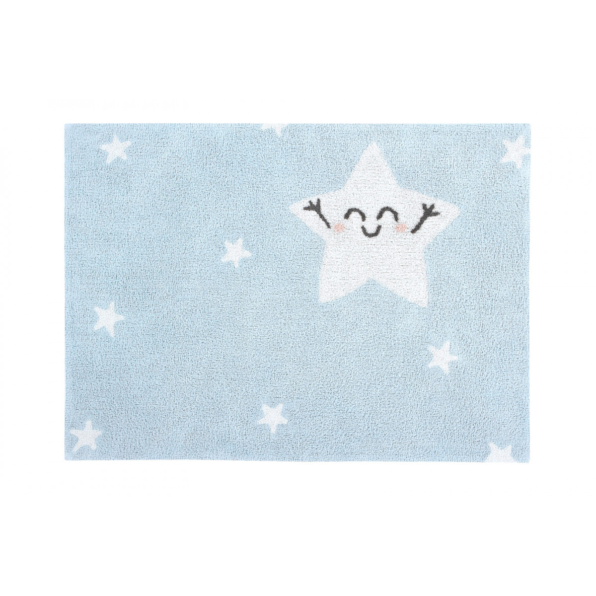 Tapis coton lavable étoile 120x160cm Tapis coton lavable étoile 120x160cm