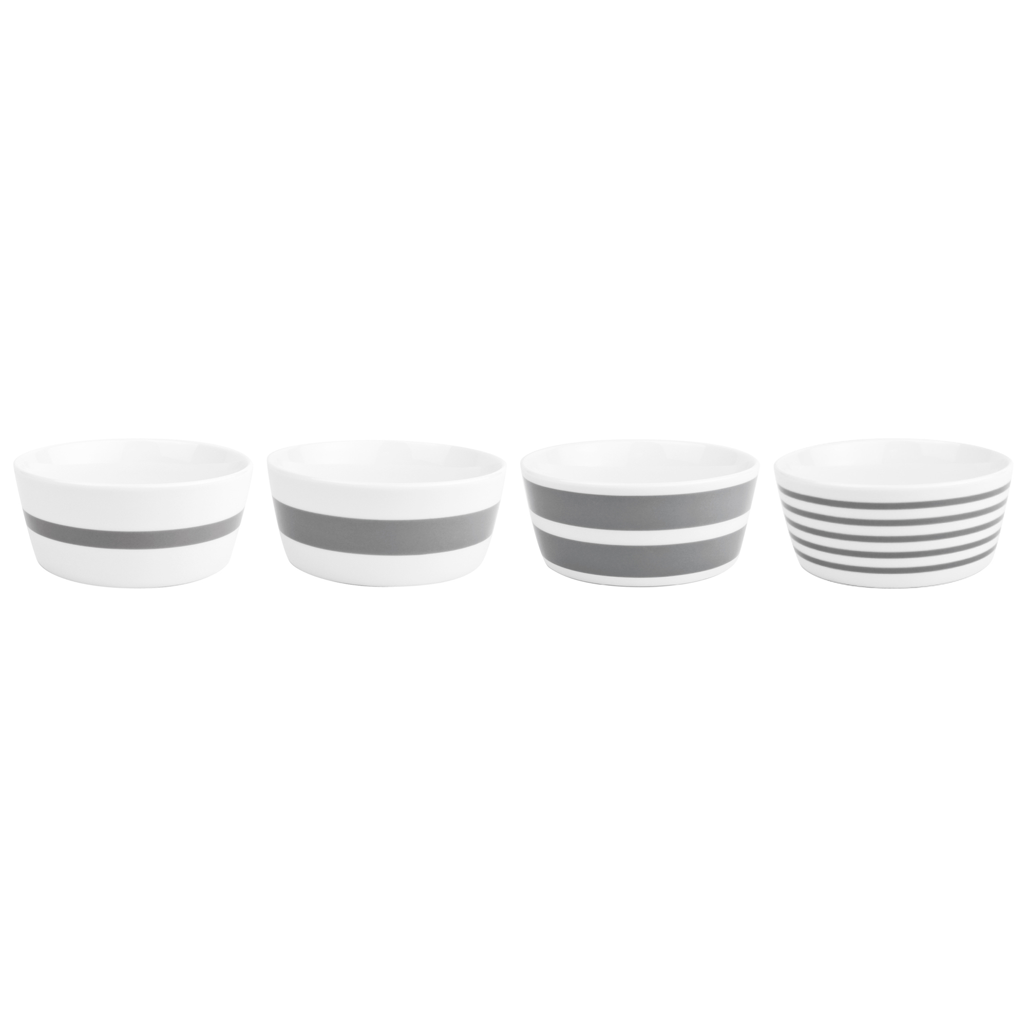 Lot de 4 - Bol gris Ø 13cm Lot de 4 - Bol gris Ø 13cm