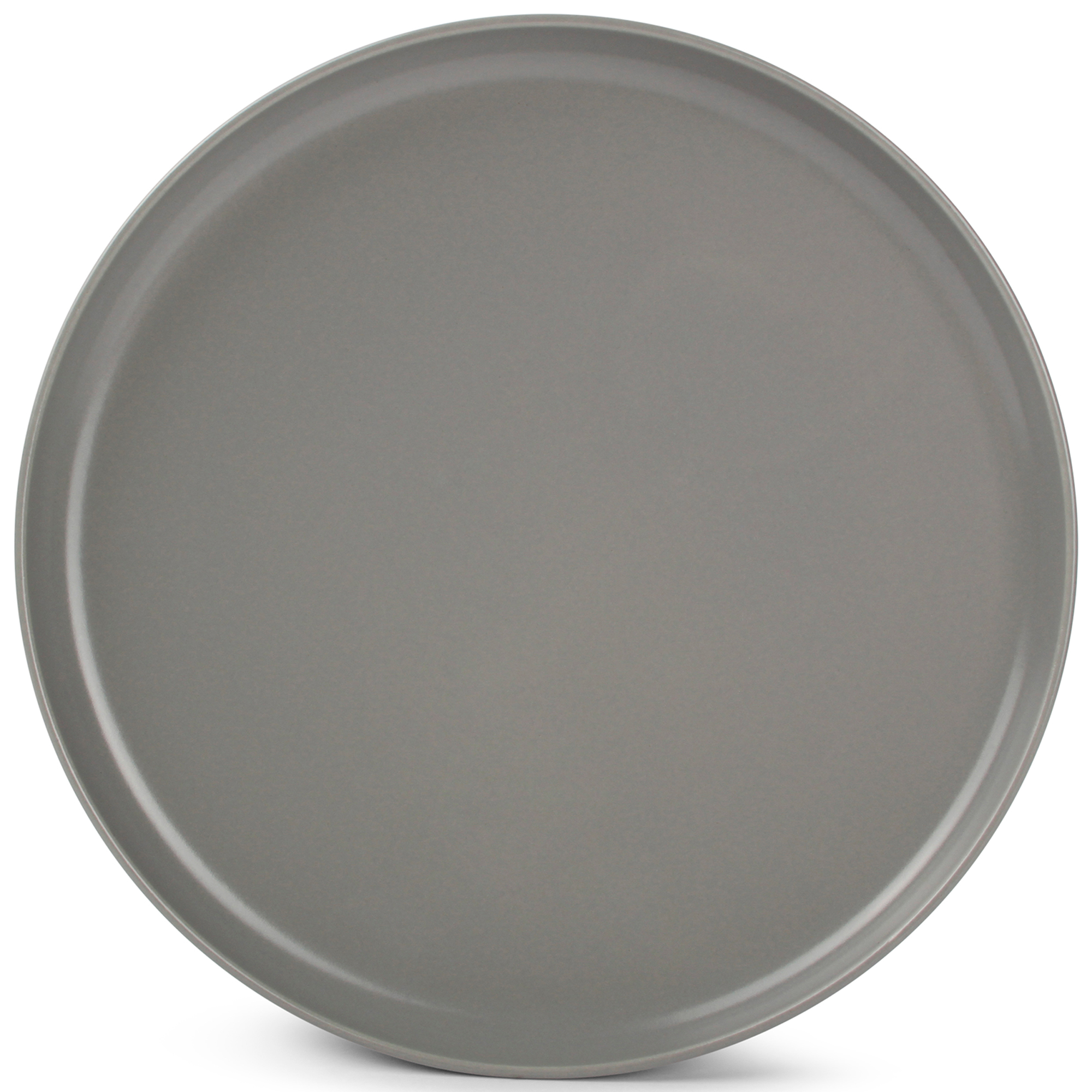 Lot de 6 - Assiette plate gris Ø 27cm