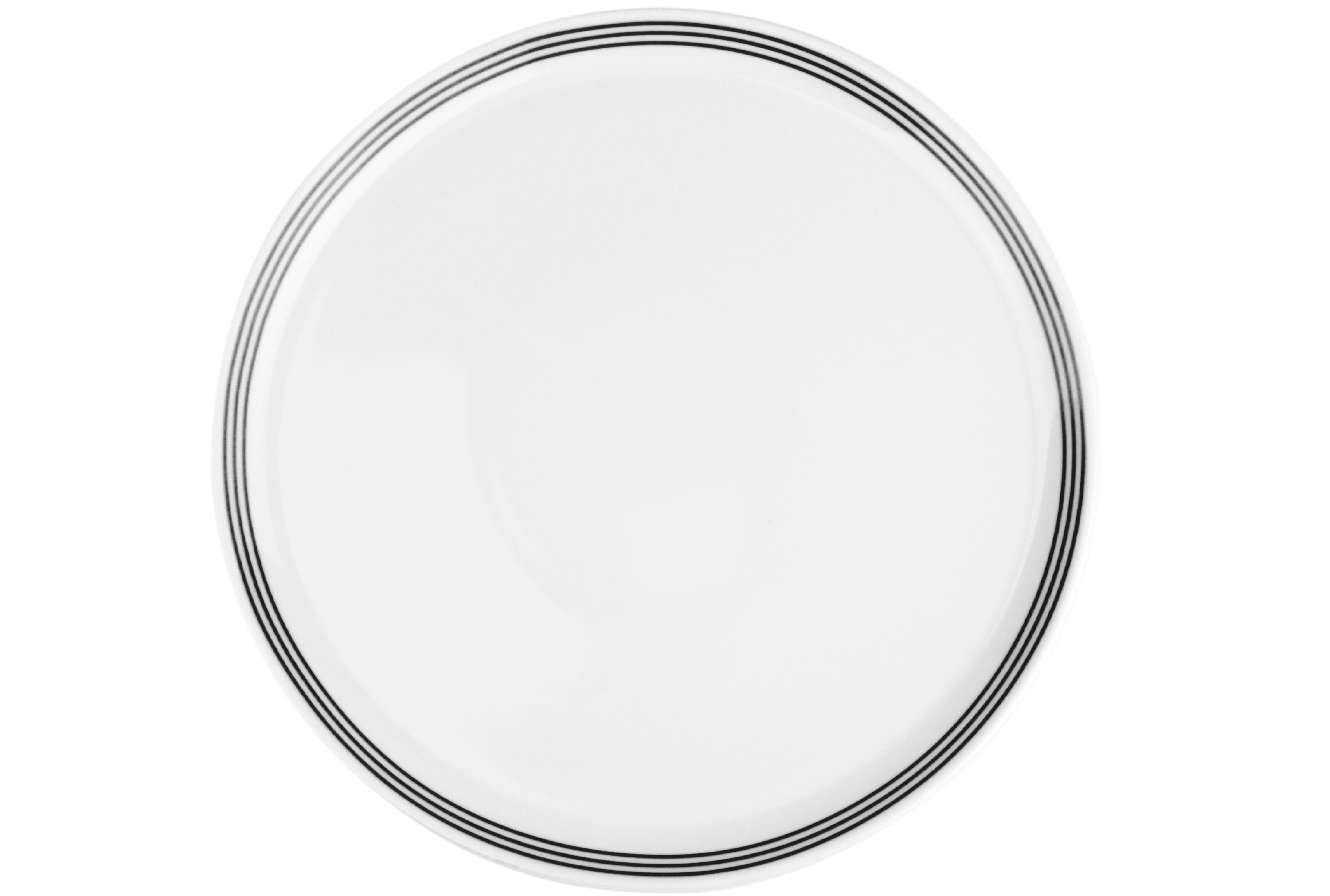 Lot de 6 - Assiette plate noir Ø 26cm