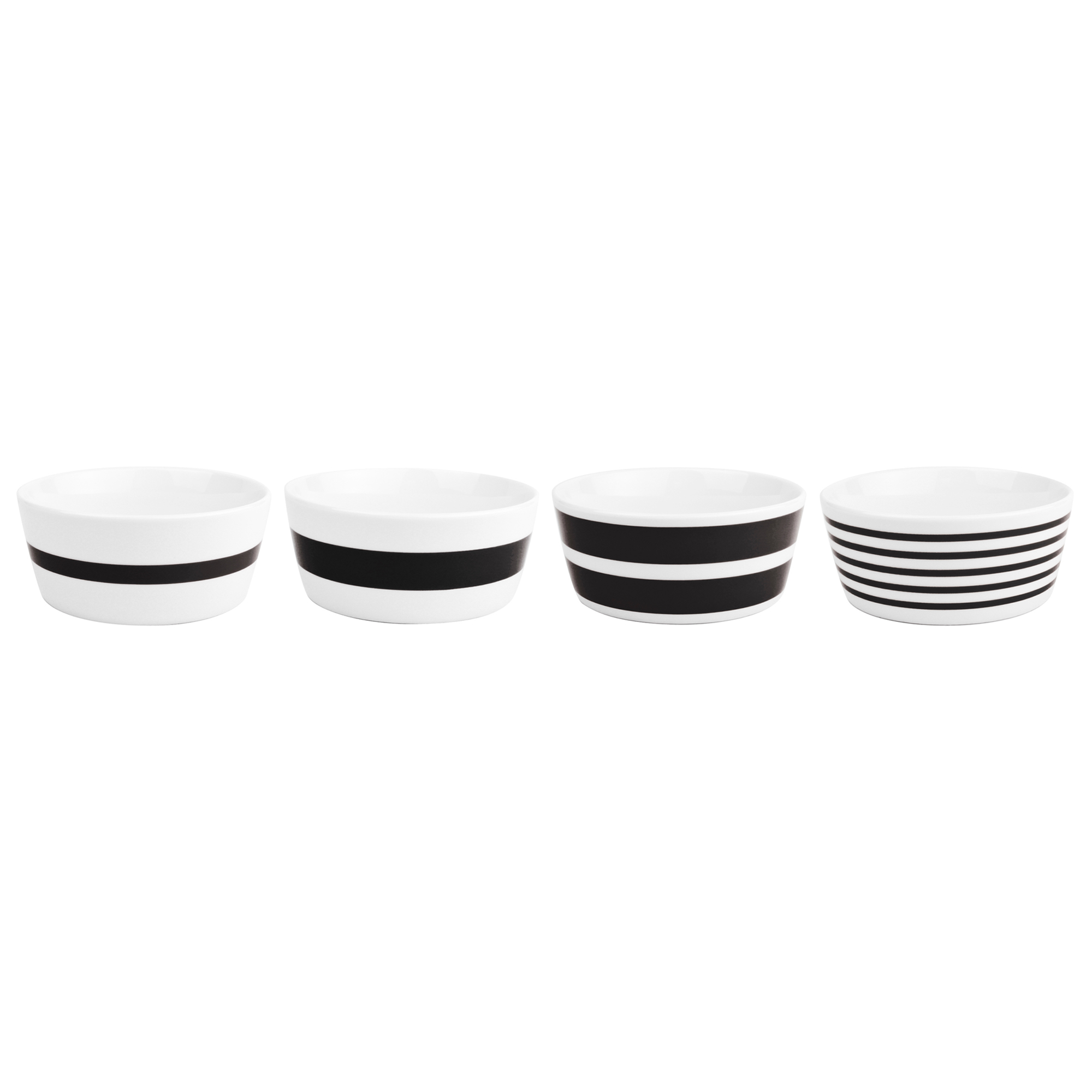 Lot de 4 - Bol noir Ø 13cm Lot de 4 - Bol noir Ø 13cm